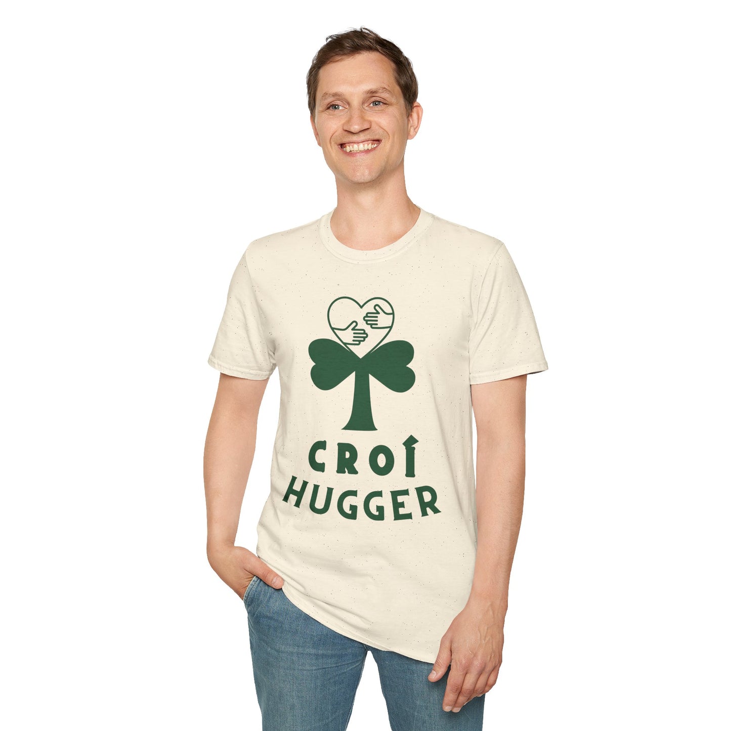 CROÍ HUGGER Unisex Softstyle 100% Cotton T-Shirt