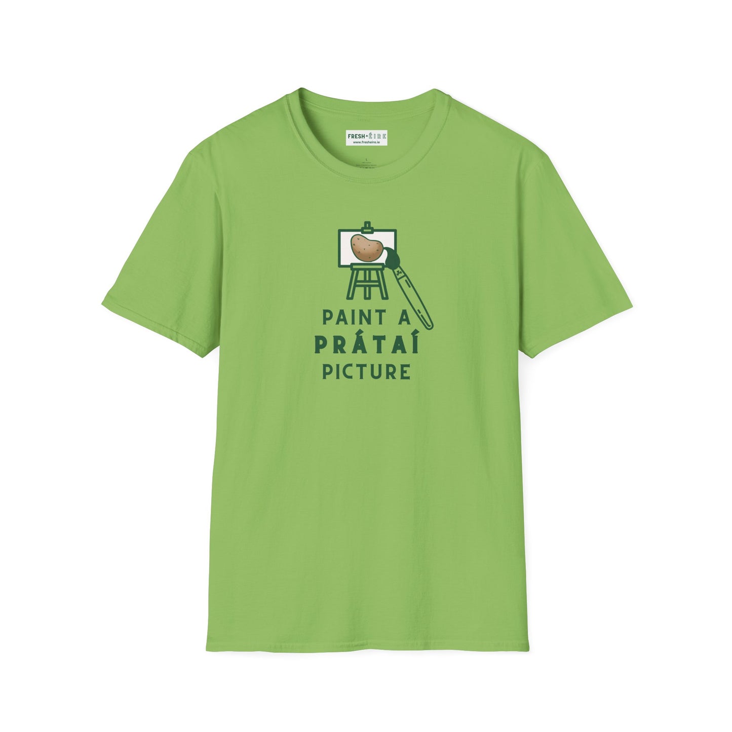 PAINT A PRÁTAÍ PICTURE Unisex Softstyle 100% Cotton T-Shirt