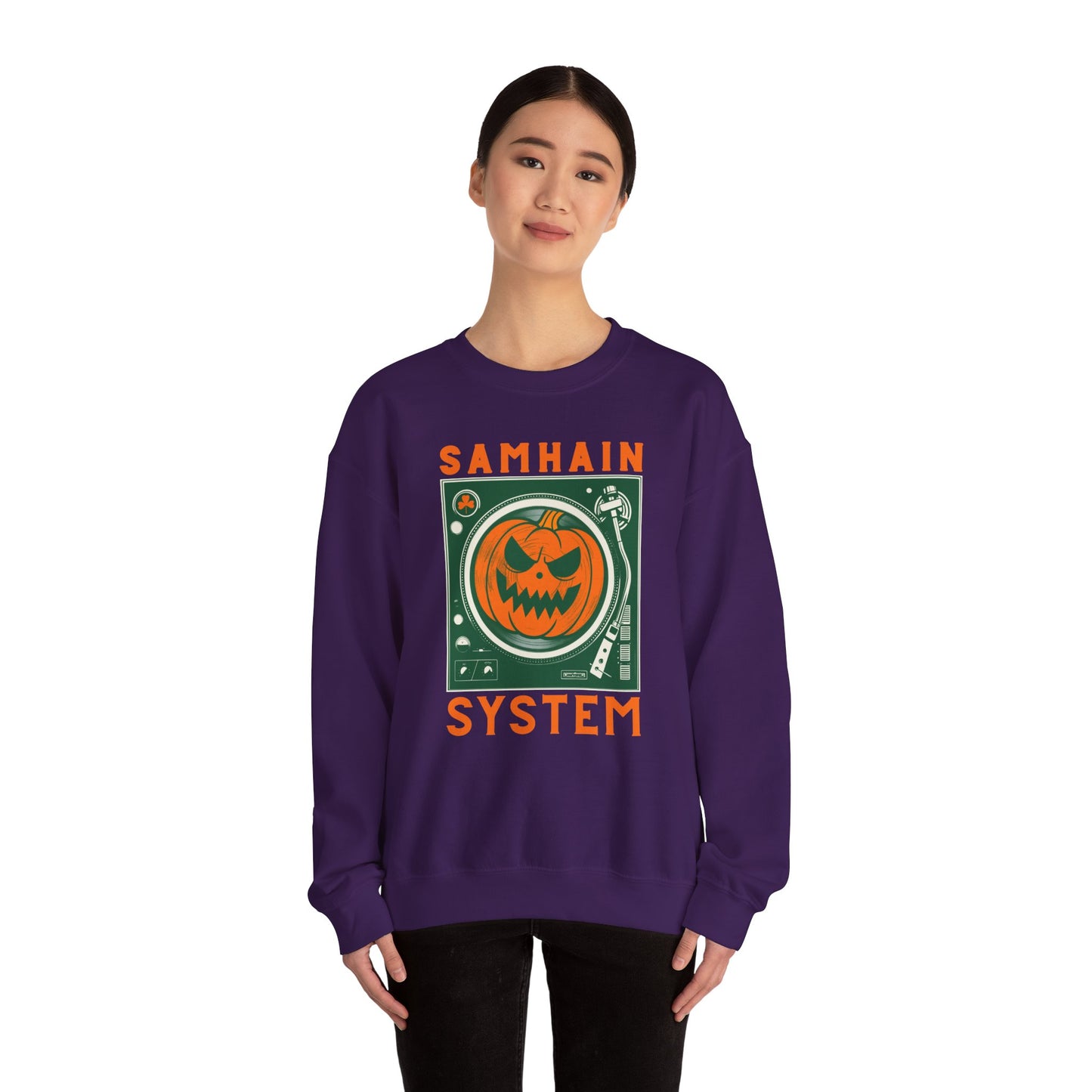 SAMHAIM SYSTEM Unisex Heavy Blend Crewneck Sweatshirt