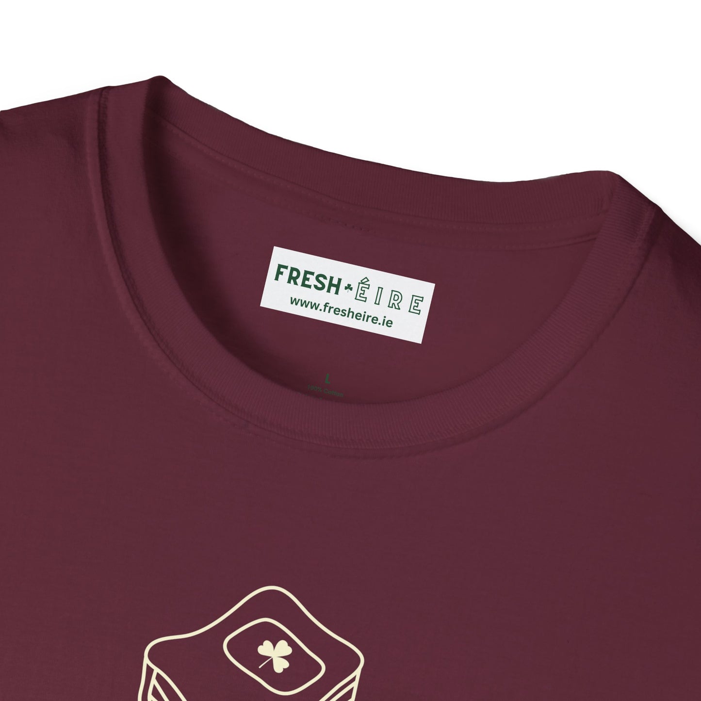 I KNOW FOCAL IN IRISH Unisex Softstyle 100% Cotton T-Shirt