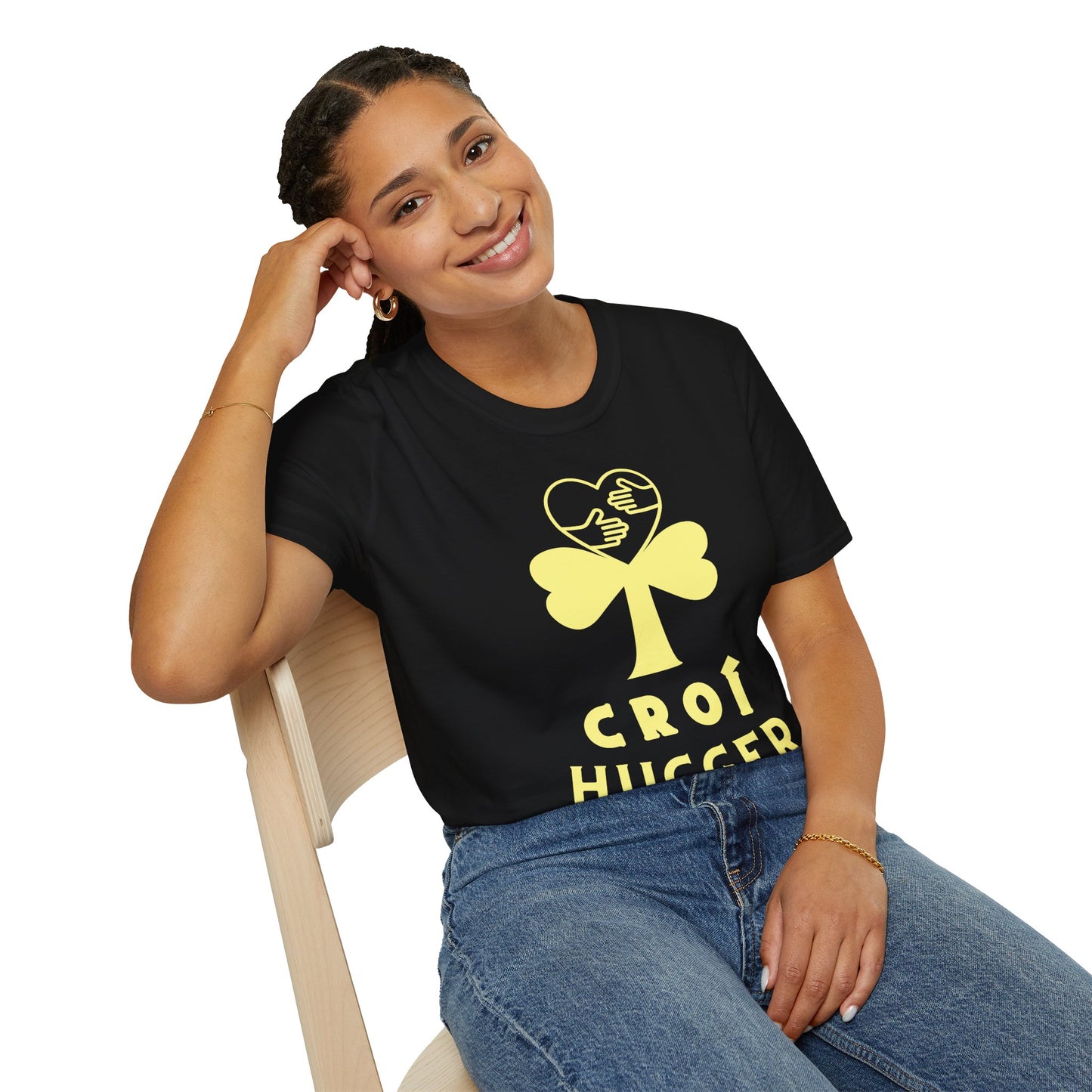 CROÍ HUGGER Unisex Softstyle 100% Cotton T-Shirt