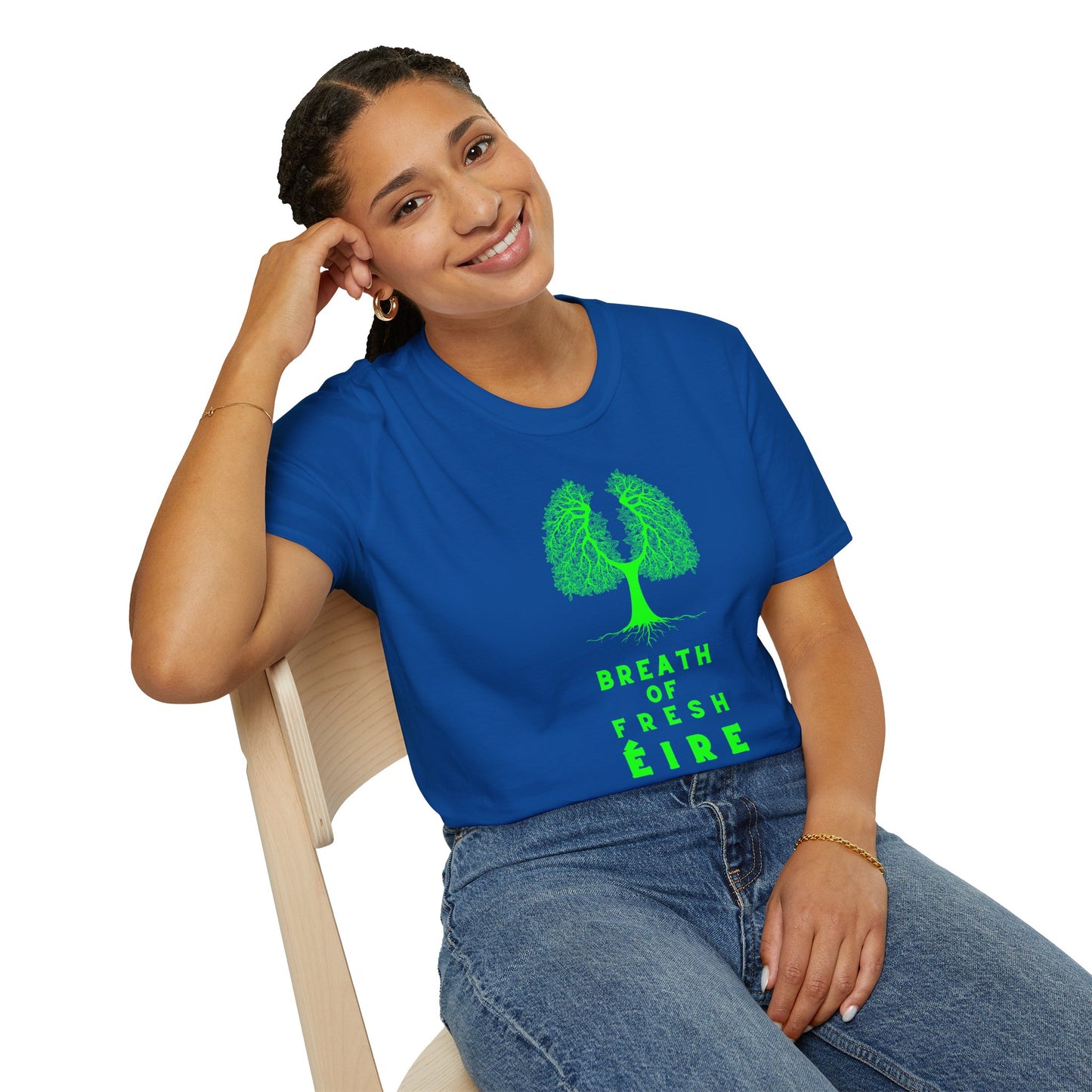 BREATH OF FRESH ÉIRE Unisex Softstyle 100% Cotton T-Shirt