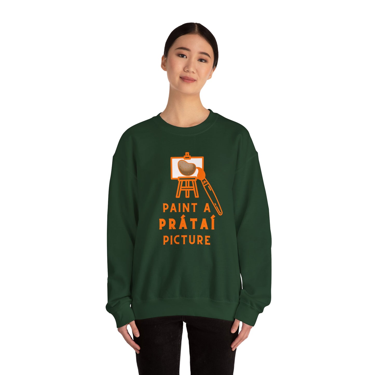 PAINT A PRÁTAÍ PICTURE Unisex Heavy Blend™ Crewneck Sweatshirt