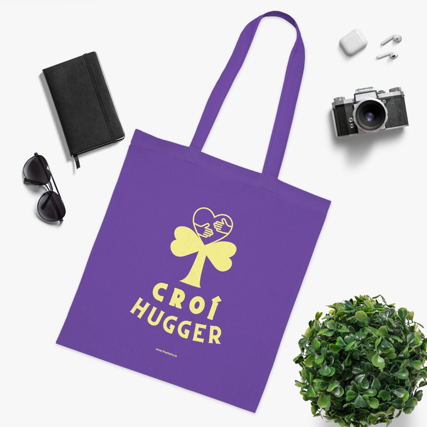 CROÍ HUGGER 100% Cotton Tote Bag