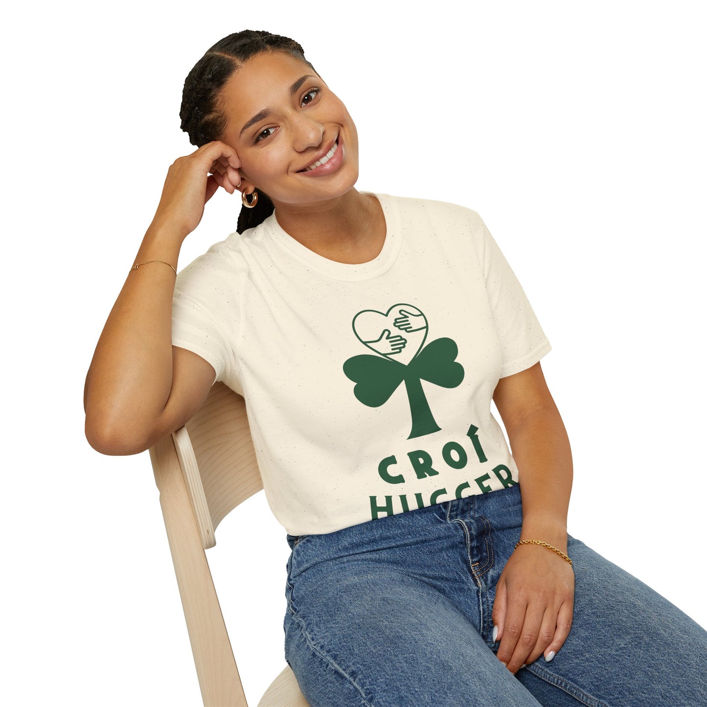 CROÍ HUGGER Unisex Softstyle 100% Cotton T-Shirt