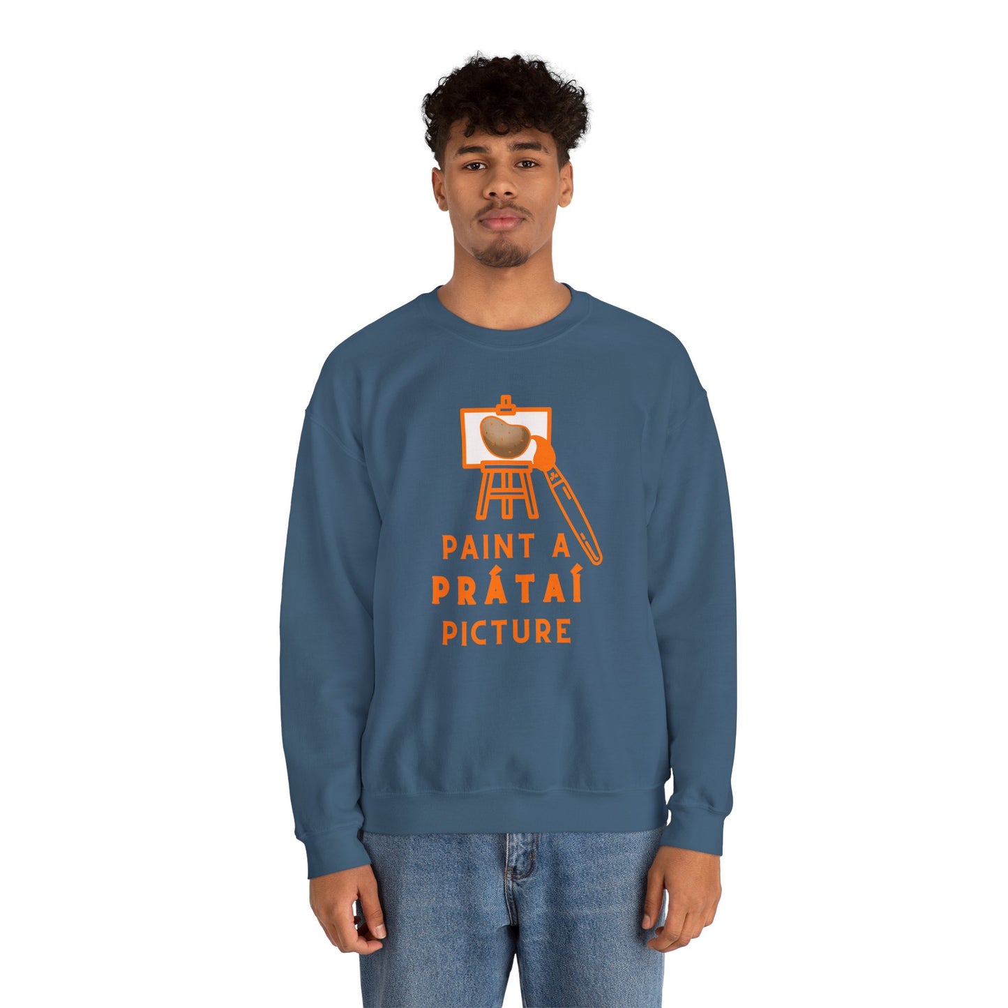PAINT A PRÁTAÍ PICTURE Unisex Heavy Blend™ Crewneck Sweatshirt