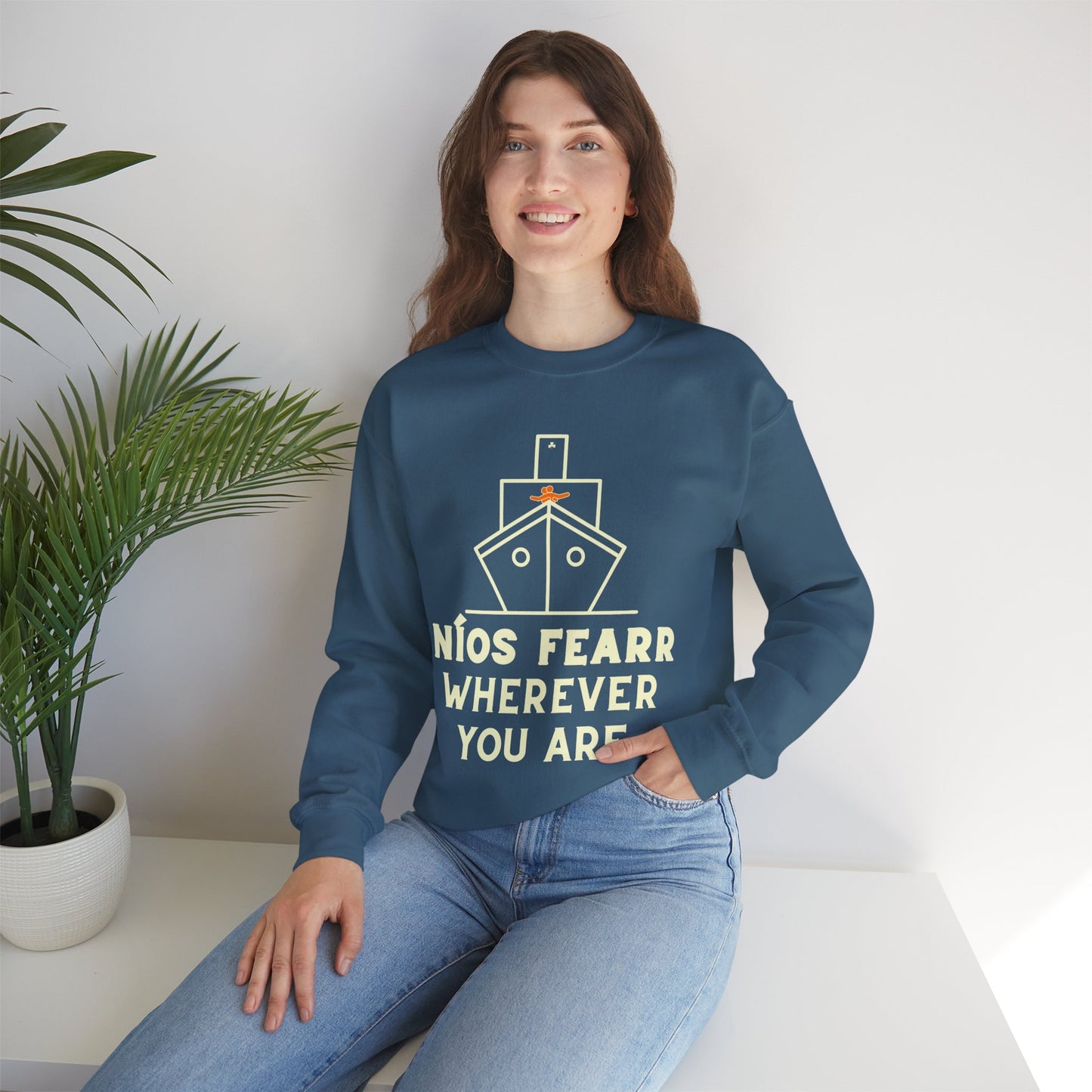 NÍOS FEARR, WHEREVER YOU ARE Unisex Heavy Blend™ Crewneck Sweatshirt