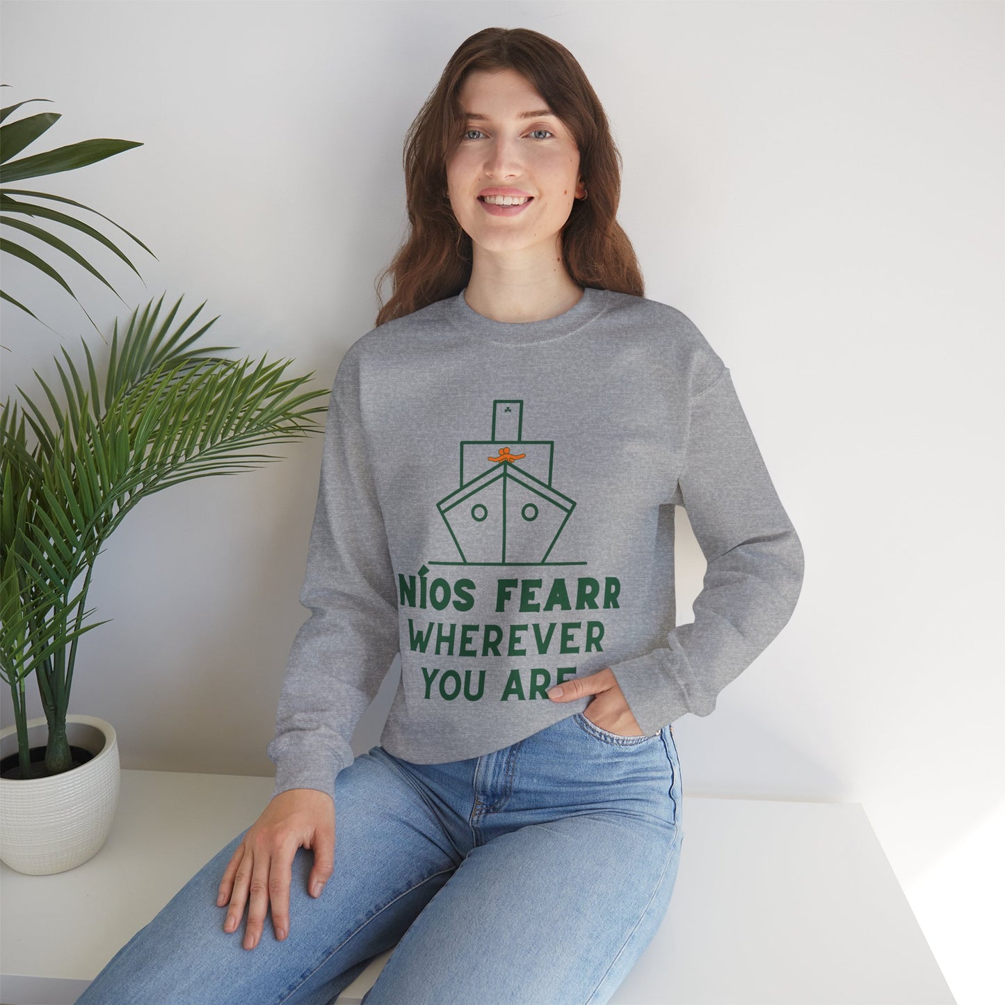 NÍOS FEARR, WHEREVER YOU ARE Unisex Heavy Blend™ Crewneck Sweatshirt