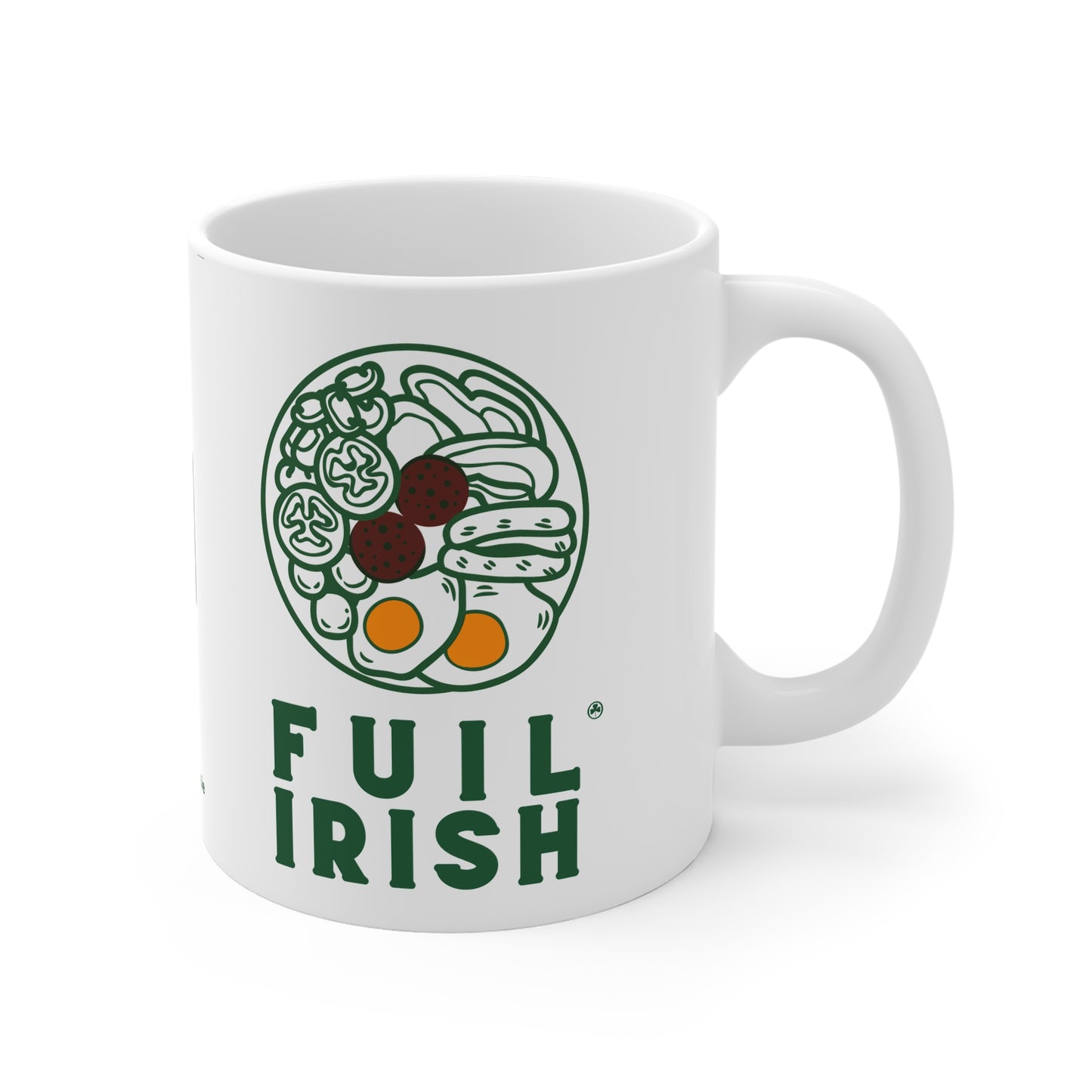 FUIL IRISH 33cl White Ceramic Mug