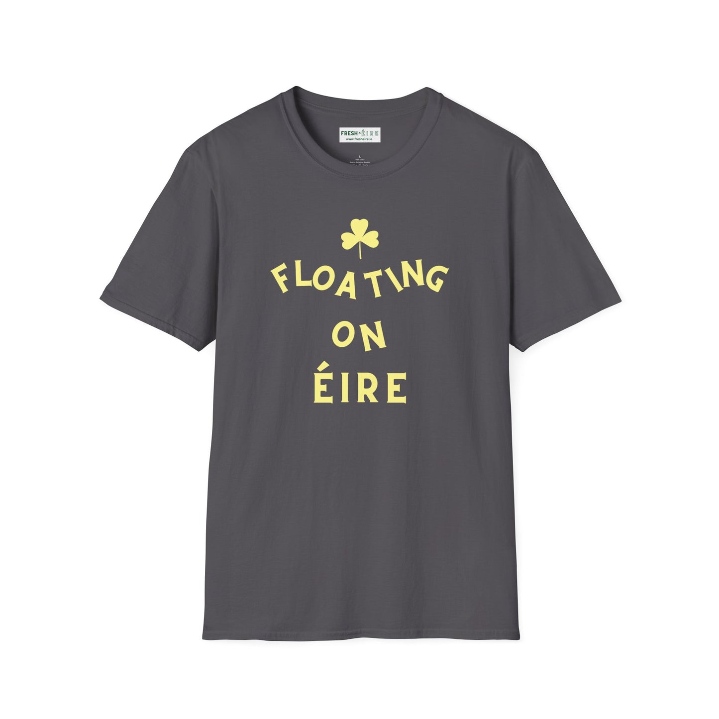 FLOATING ON ÉIRE Unisex Softstyle 100% Cotton T-Shirt