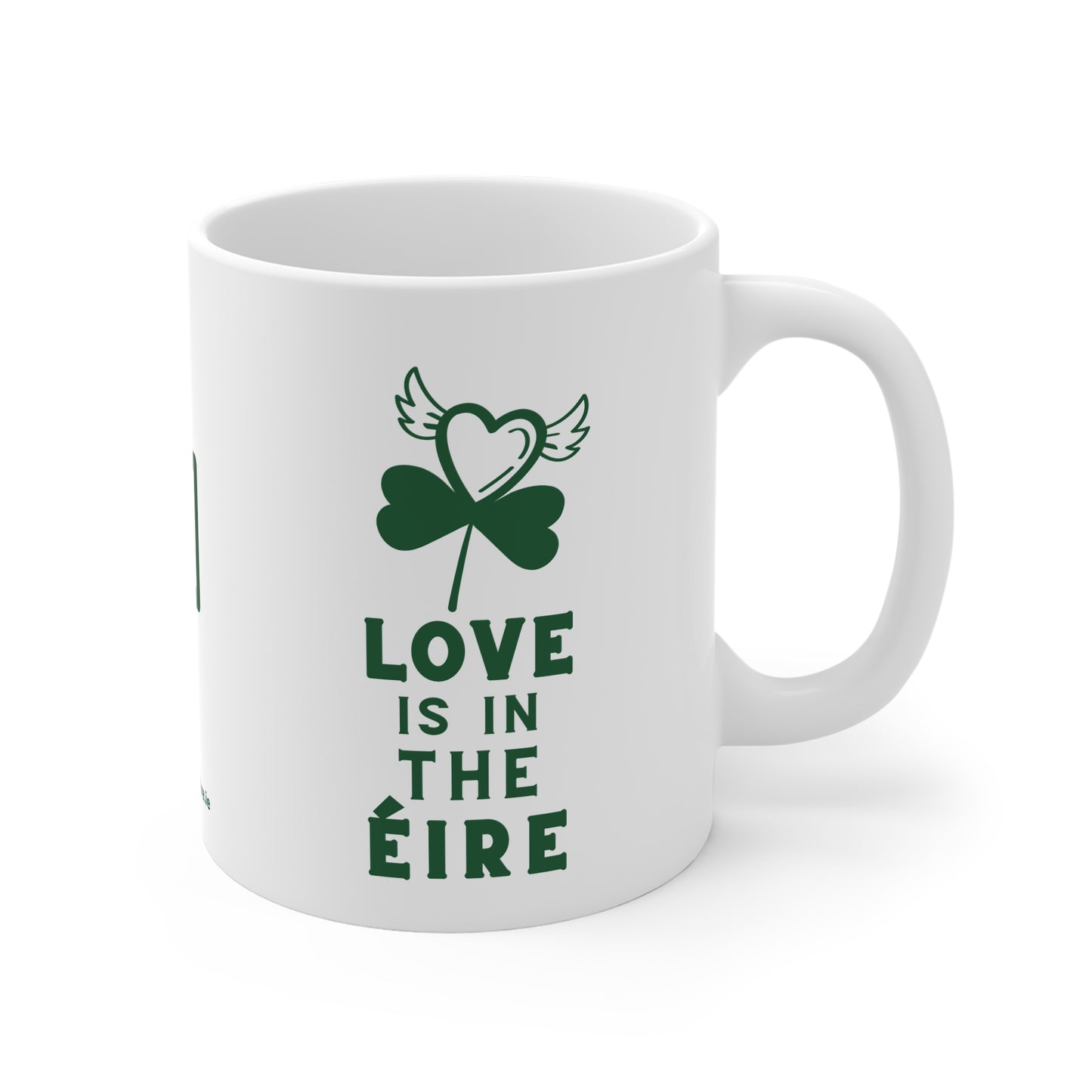 LOVE IS IN THE ÉIRE 2 33cl White Ceramic Mug