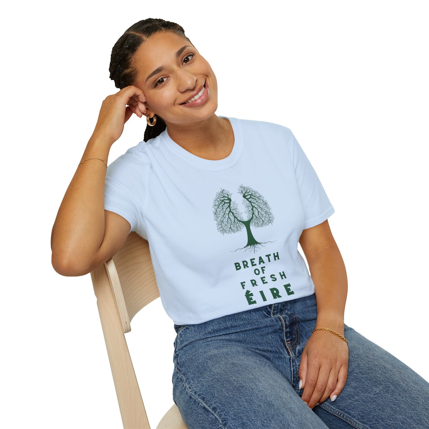 BREATH OF FRESH ÉIRE Unisex Softstyle 100% Cotton T-Shirt