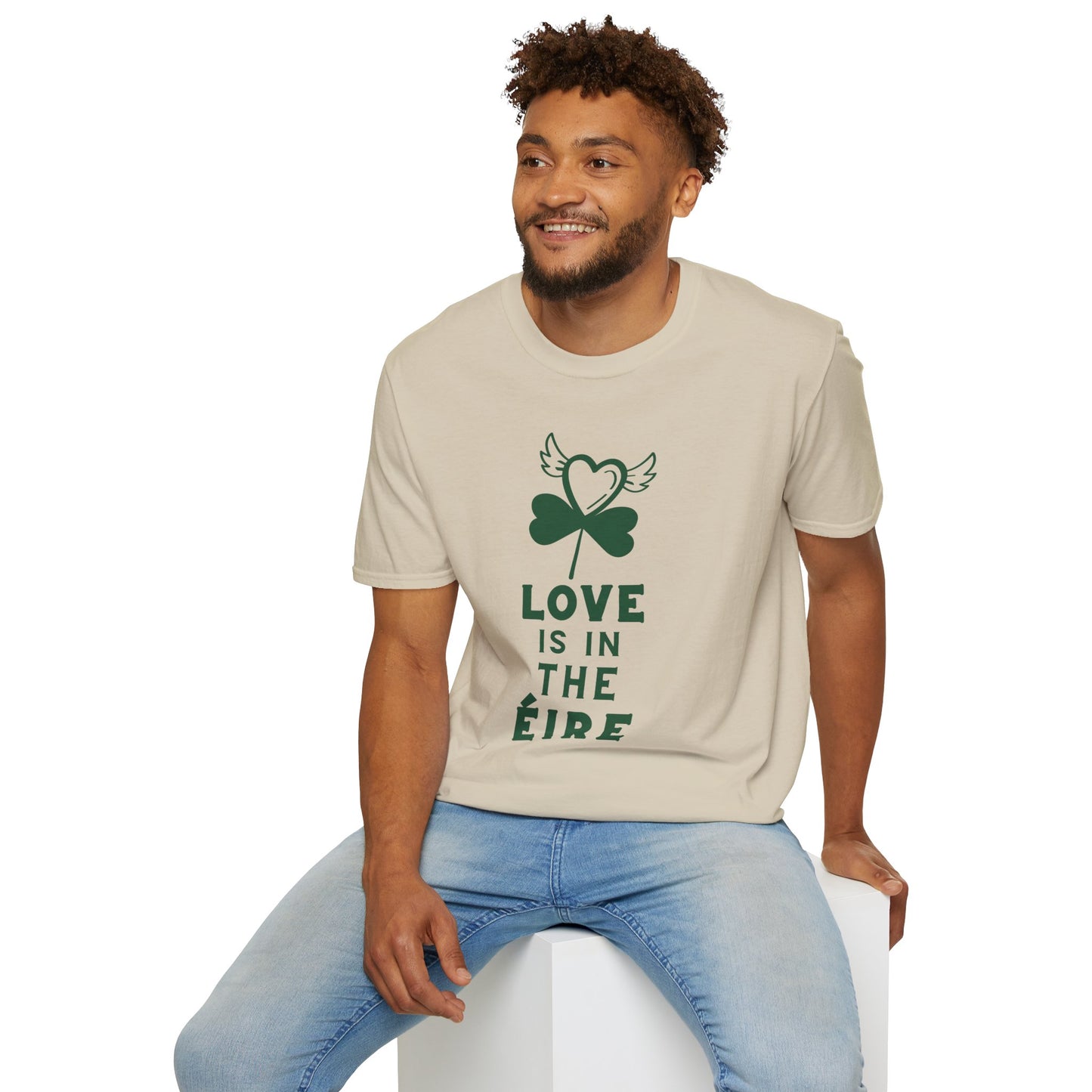 LOVE IS IN THE ÉIRE 2 Unisex Softstyle 100% Cotton T-Shirt
