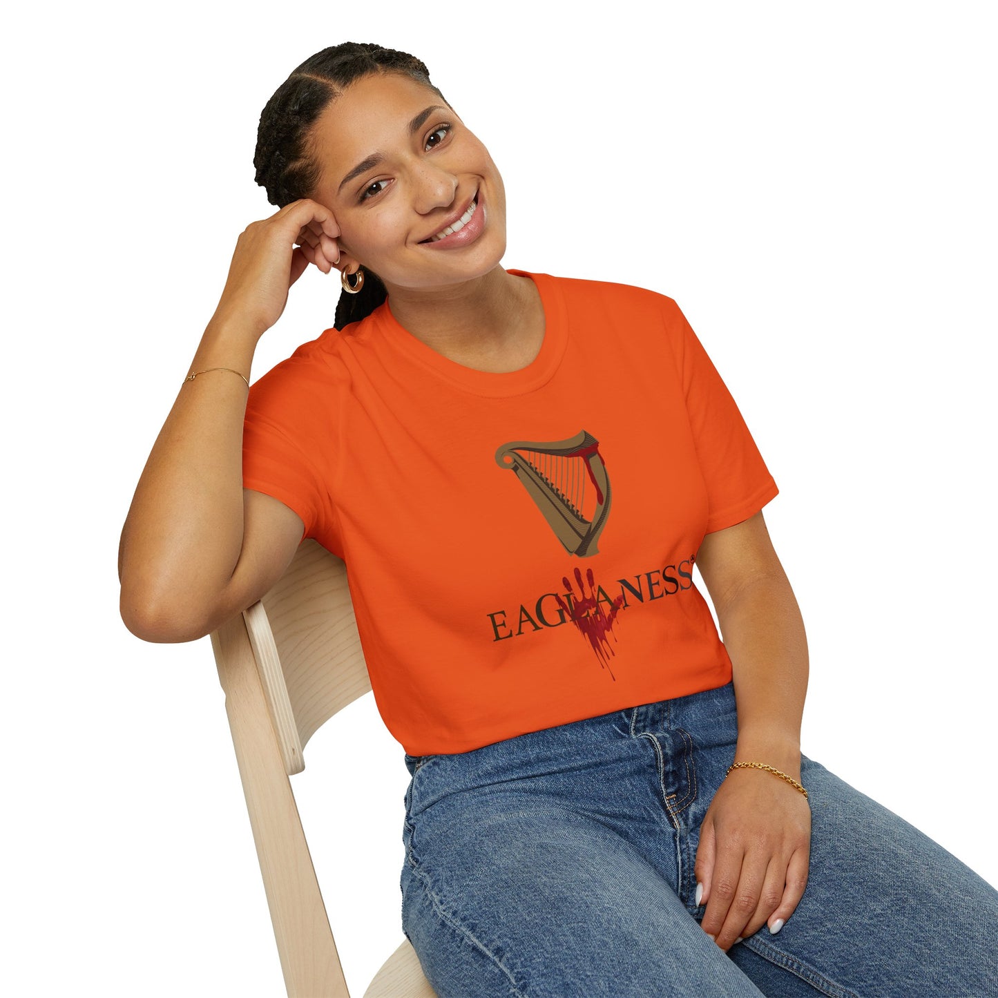 EAGLANESS 100% Cotton Unisex Softstyle T-Shirt