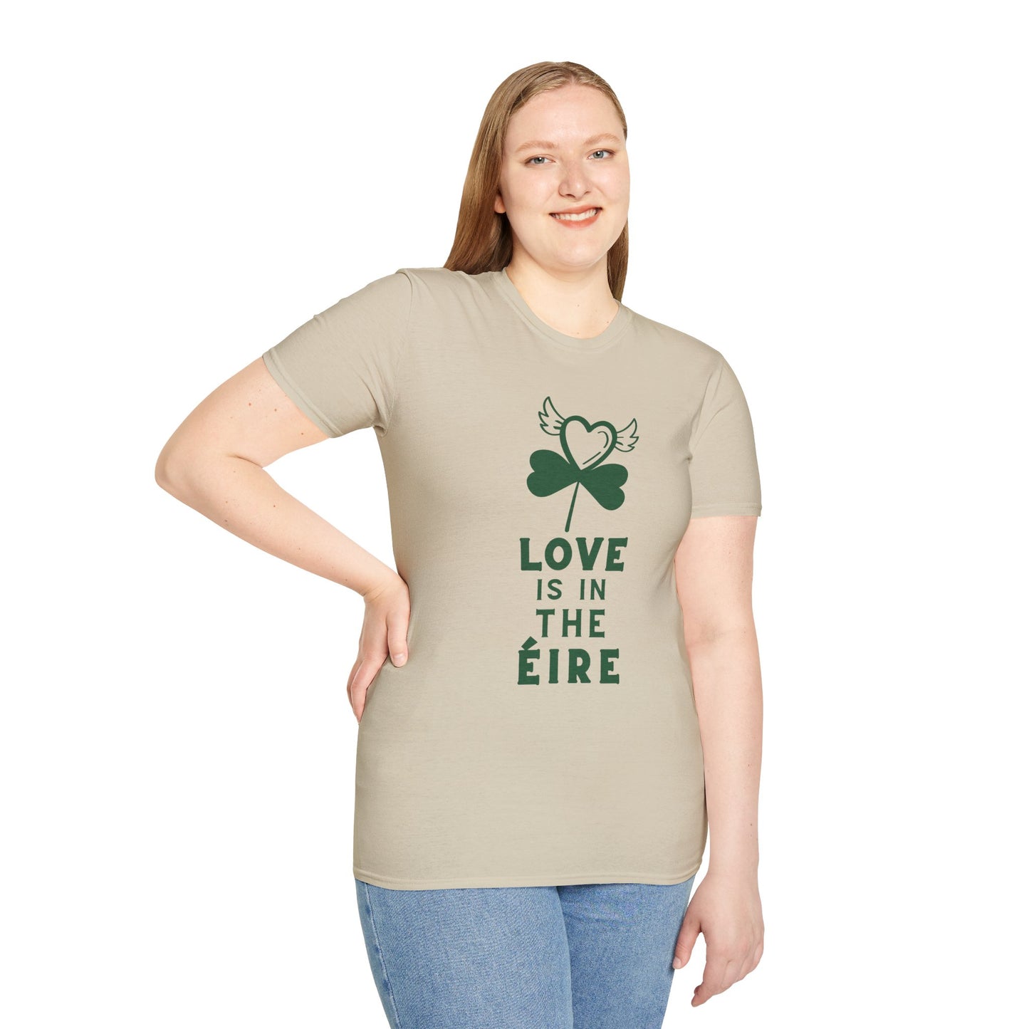 LOVE IS IN THE ÉIRE 2 Unisex Softstyle 100% Cotton T-Shirt