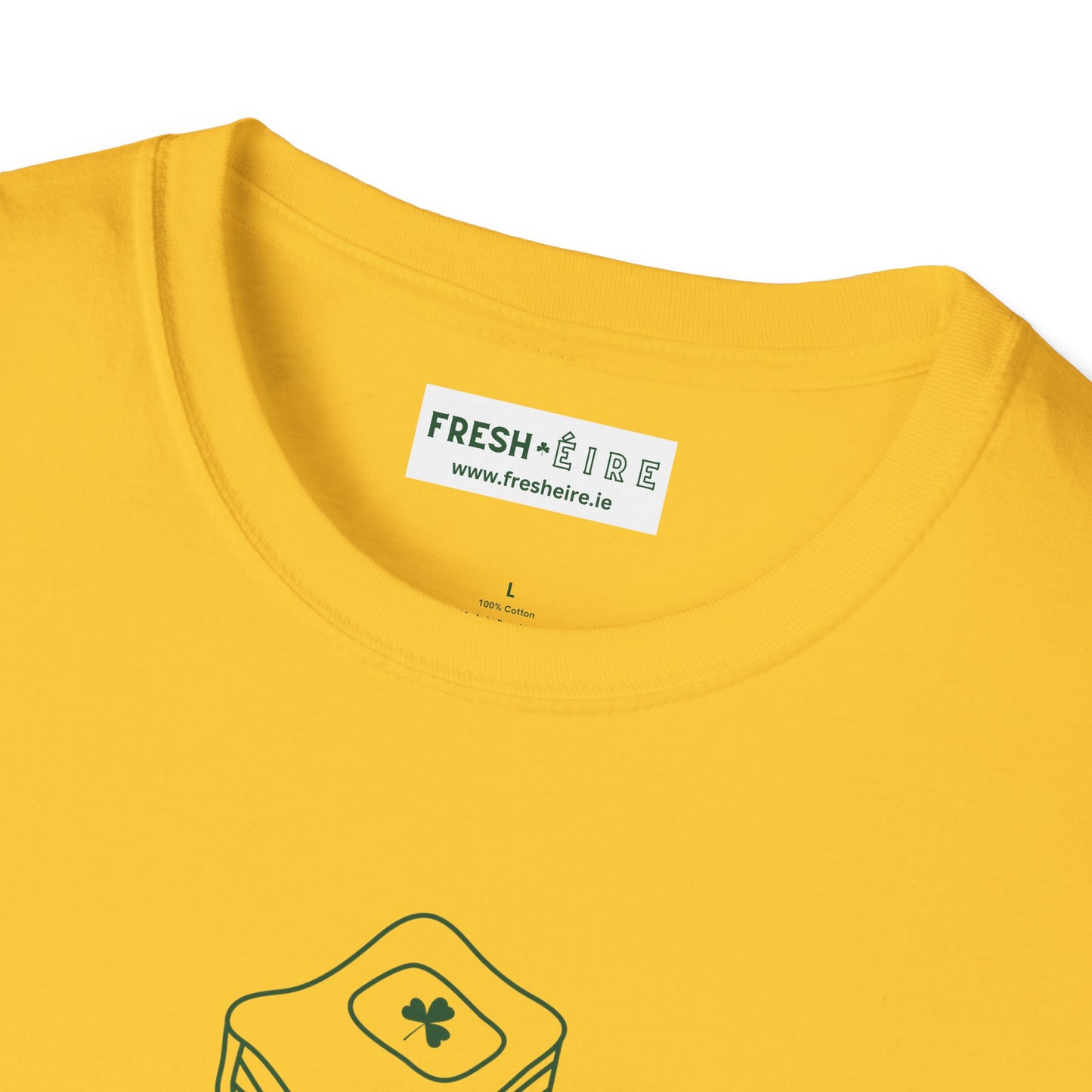 I KNOW FOCAL IN IRISH Unisex Softstyle 100% Cotton T-Shirt