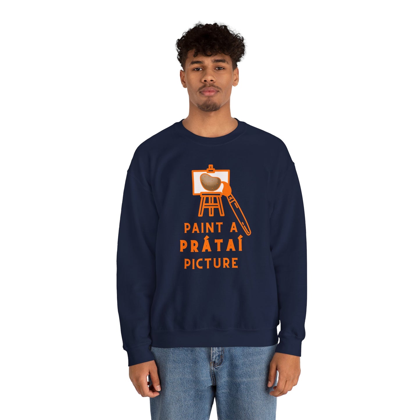 PAINT A PRÁTAÍ PICTURE Unisex Heavy Blend™ Crewneck Sweatshirt