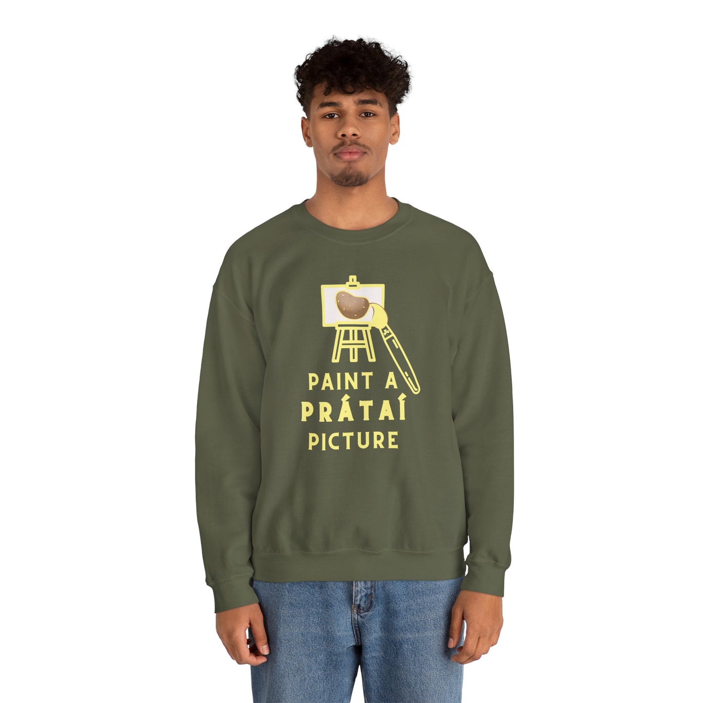 PAINT A PRÁTAÍ PICTURE Unisex Heavy Blend™ Crewneck Sweatshirt