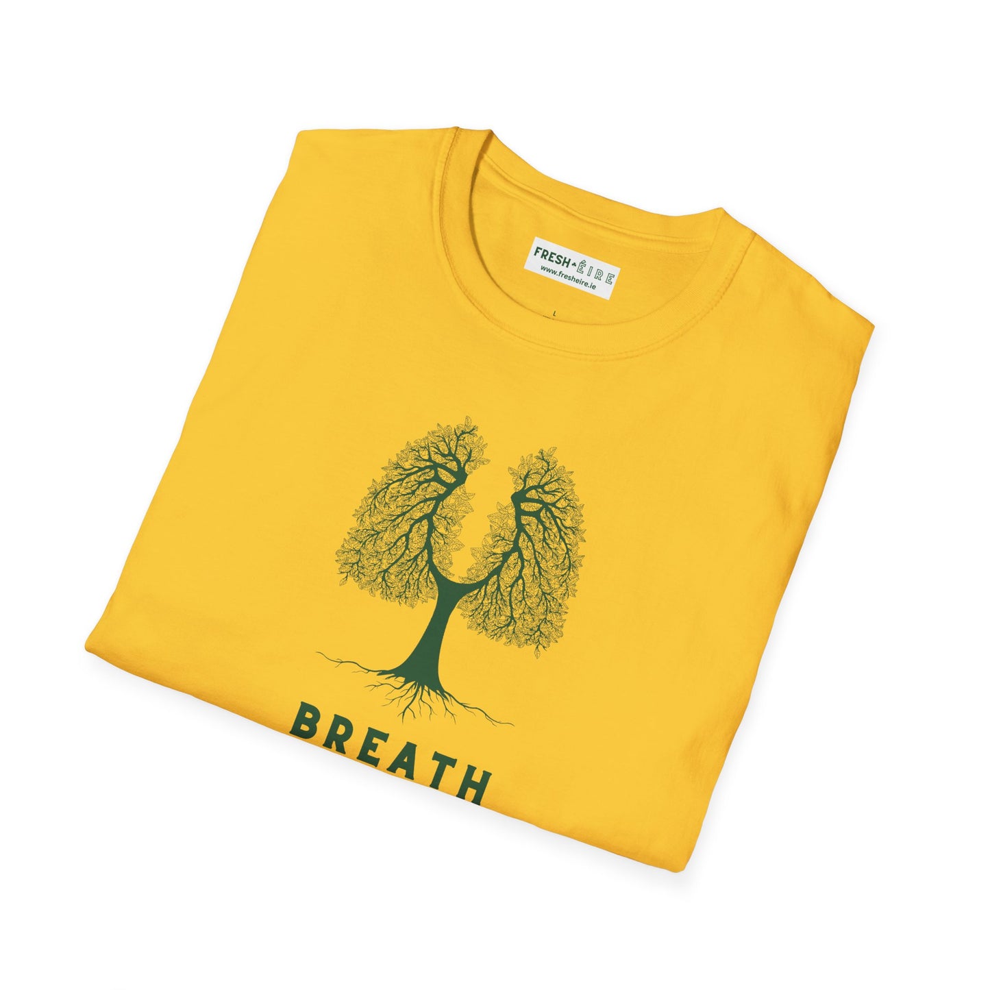BREATH OF FRESH ÉIRE Unisex Softstyle 100% Cotton T-Shirt