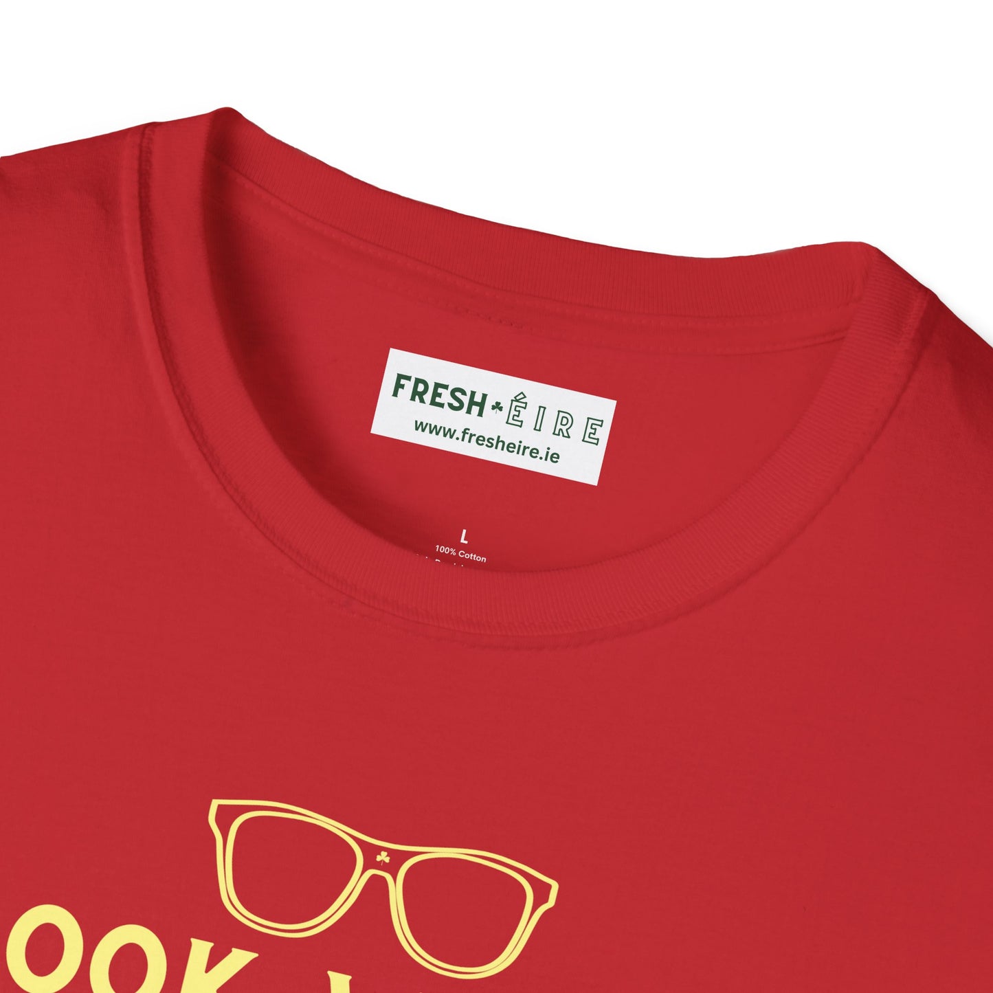 LOOK WHO'S AG CAINT Unisex Softstyle 100% Cotton T-Shirt