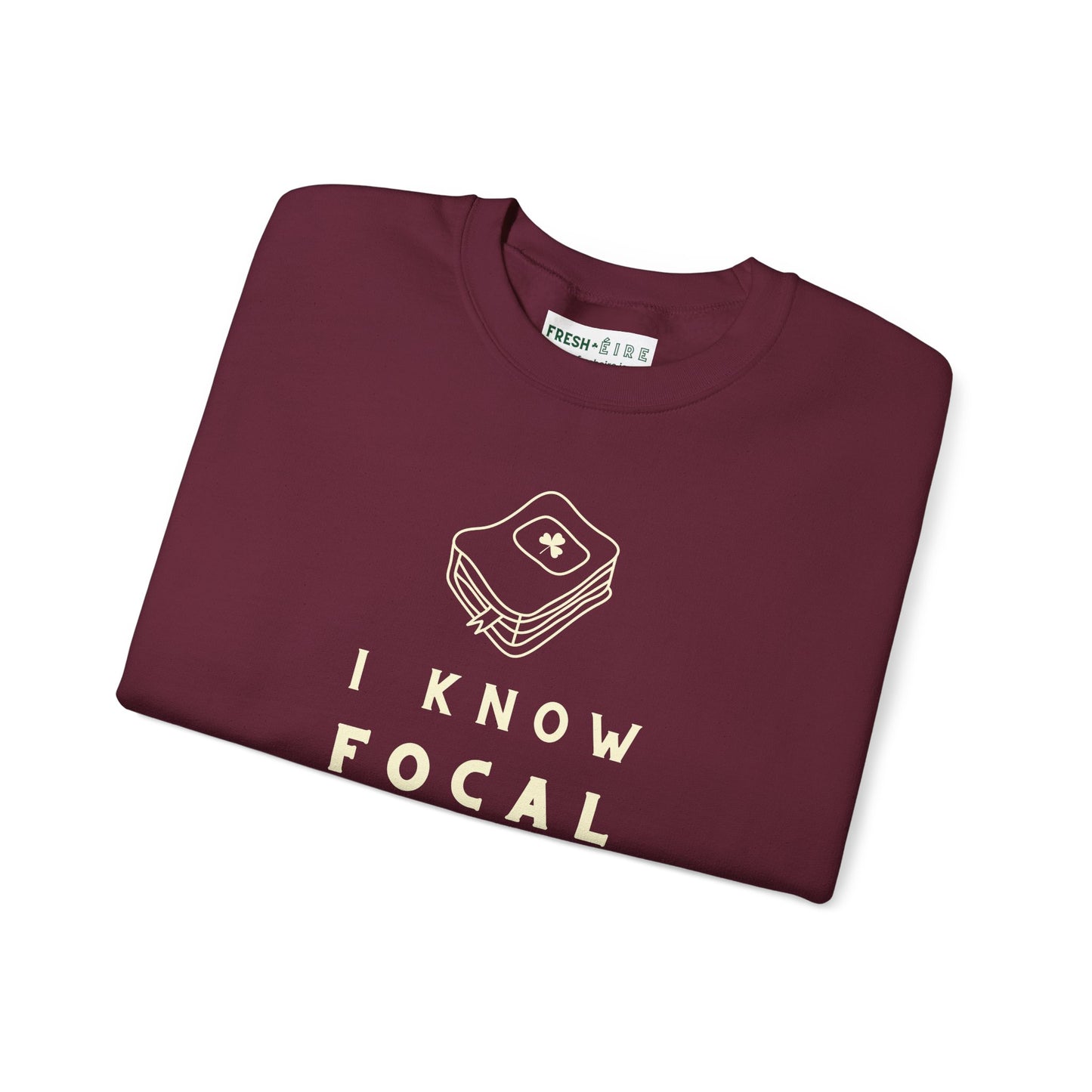 I KNOW FOCAL IN IRISH Unisex Heavy Blend™ Crewneck Sweatshirt