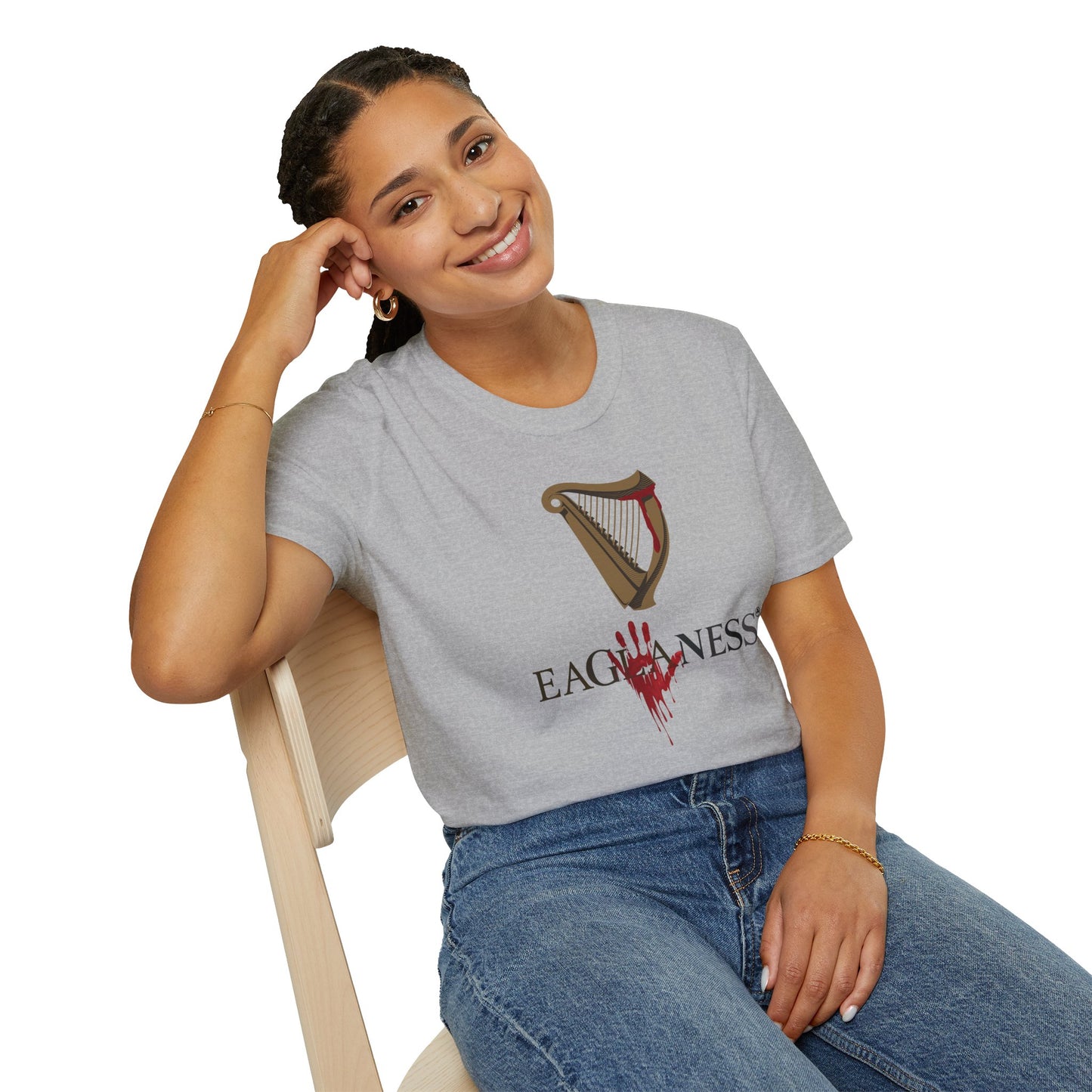 EAGLANESS 100% Cotton Unisex Softstyle T-Shirt