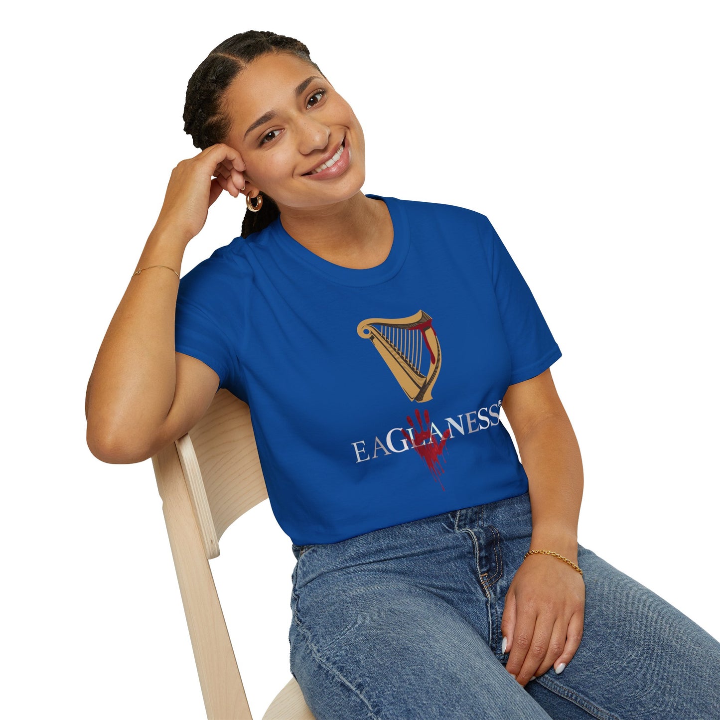 EAGLANESS 100% Cotton Unisex Softstyle T-Shirt