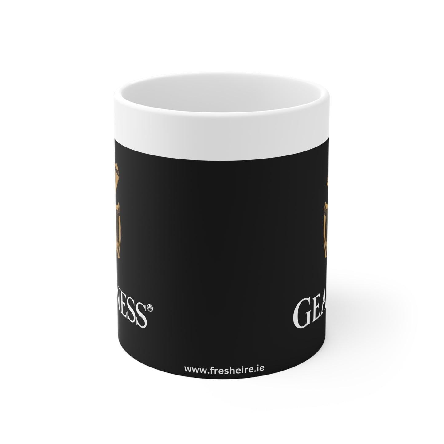GEANNESS 33cl White Ceramic Mug