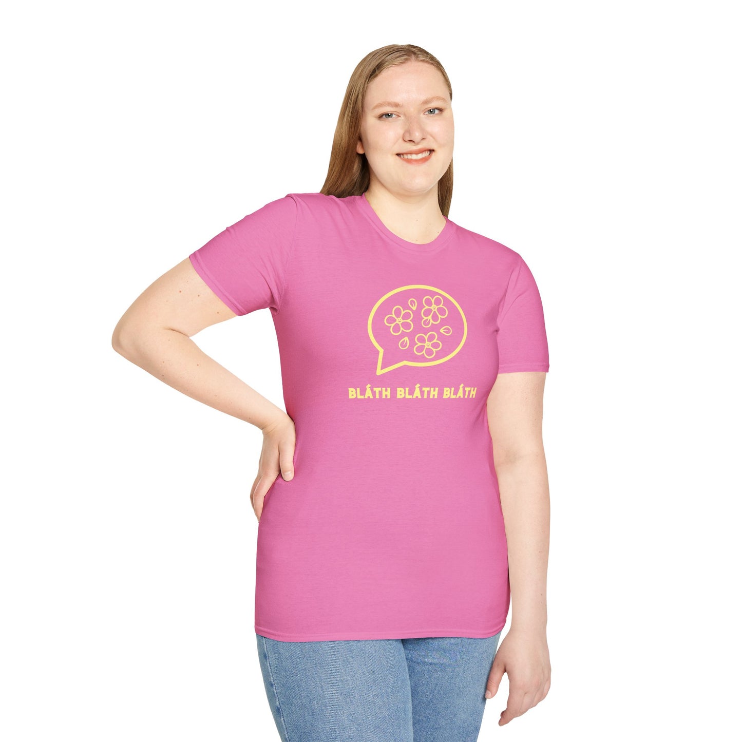 BLÁTH BLÁTH BLÁTH Unisex Softstyle 100% Cotton T-Shirt