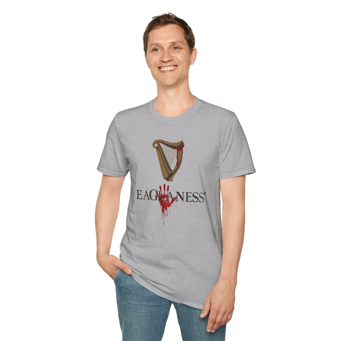 EAGLANESS 100% Cotton Unisex Softstyle T-Shirt