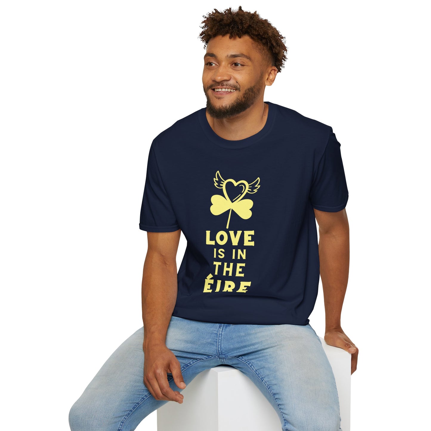 LOVE IS IN THE ÉIRE 2 Unisex Softstyle 100% Cotton T-Shirt