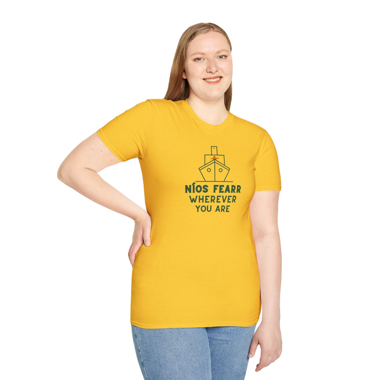NÍOS FEARR WHEREVER YOU ARE Unisex Softstyle 100% Cotton T-Shirt