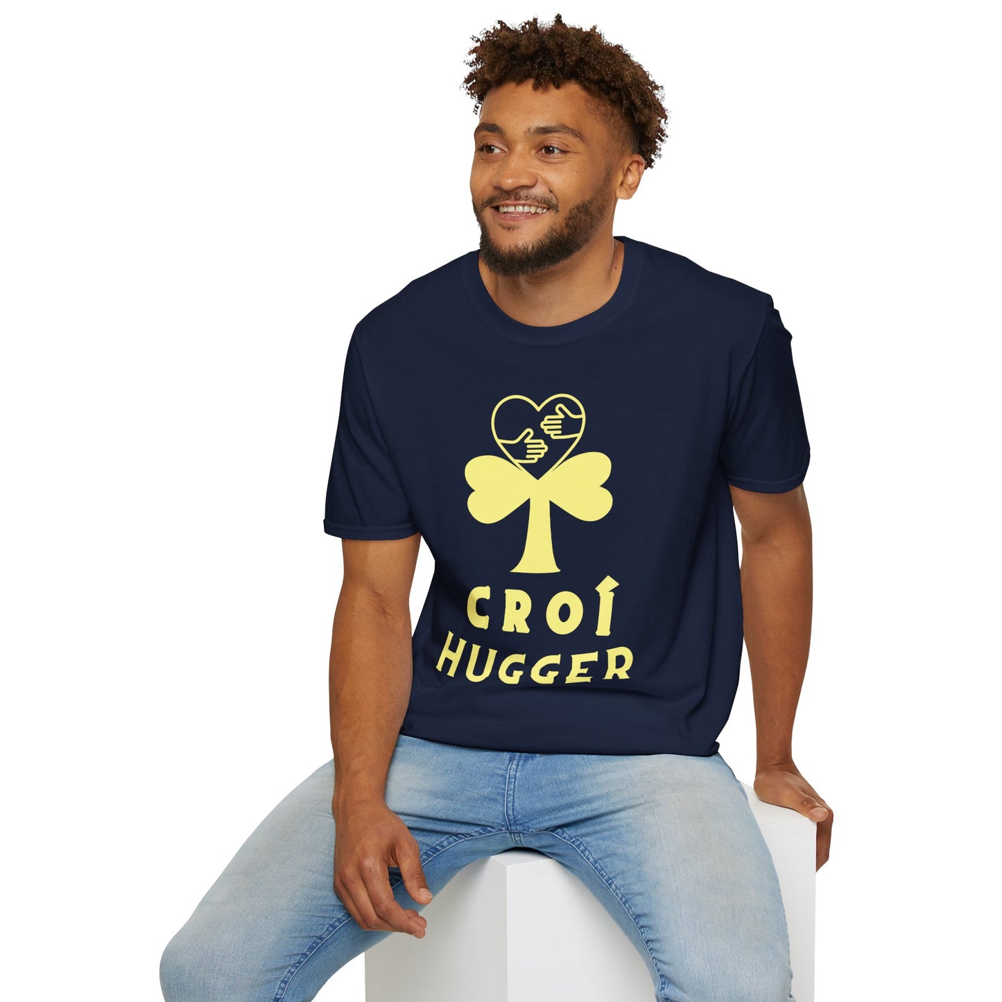 CROÍ HUGGER Unisex Softstyle 100% Cotton T-Shirt