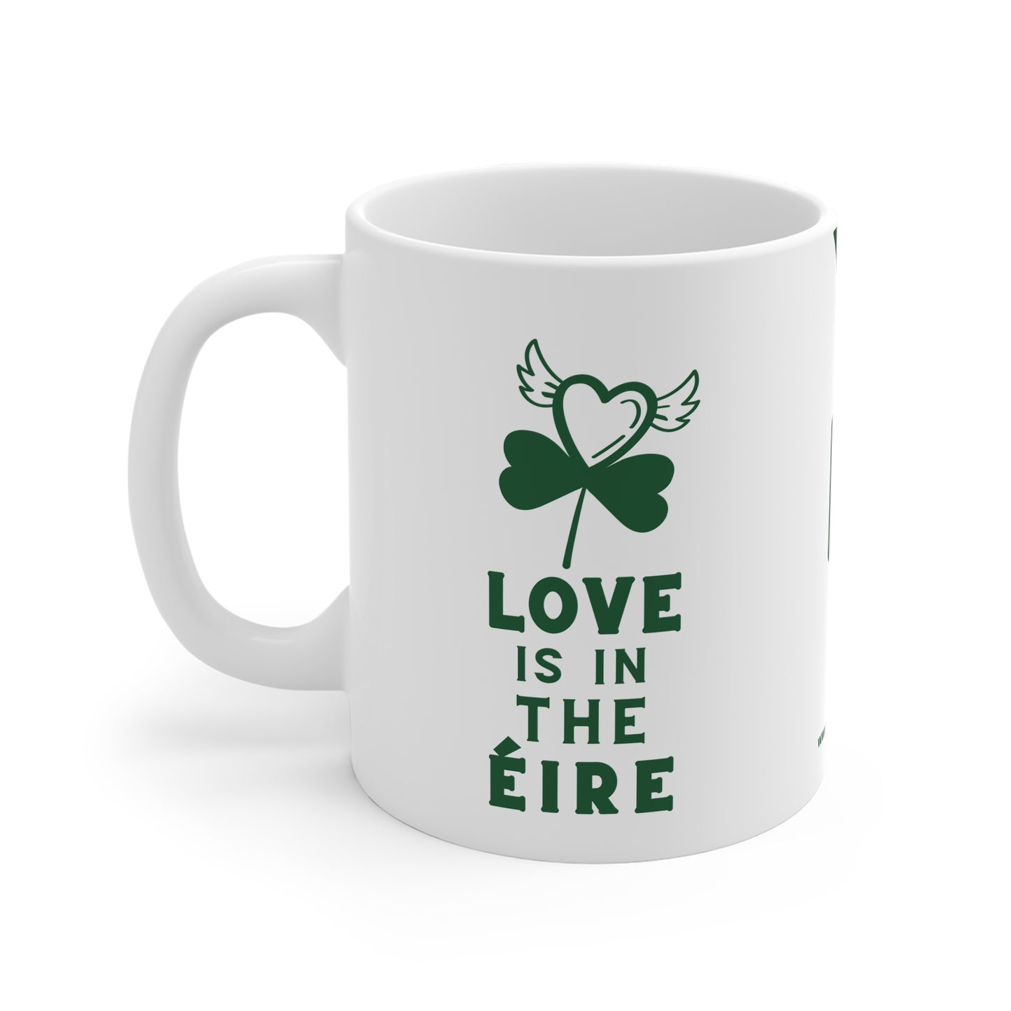 LOVE IS IN THE ÉIRE 2 33cl White Ceramic Mug