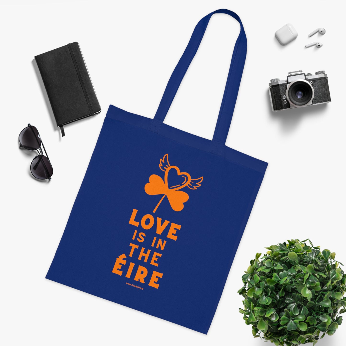 LOVE IS IN THE ÉIRE 2 100% Cotton Tote Bag