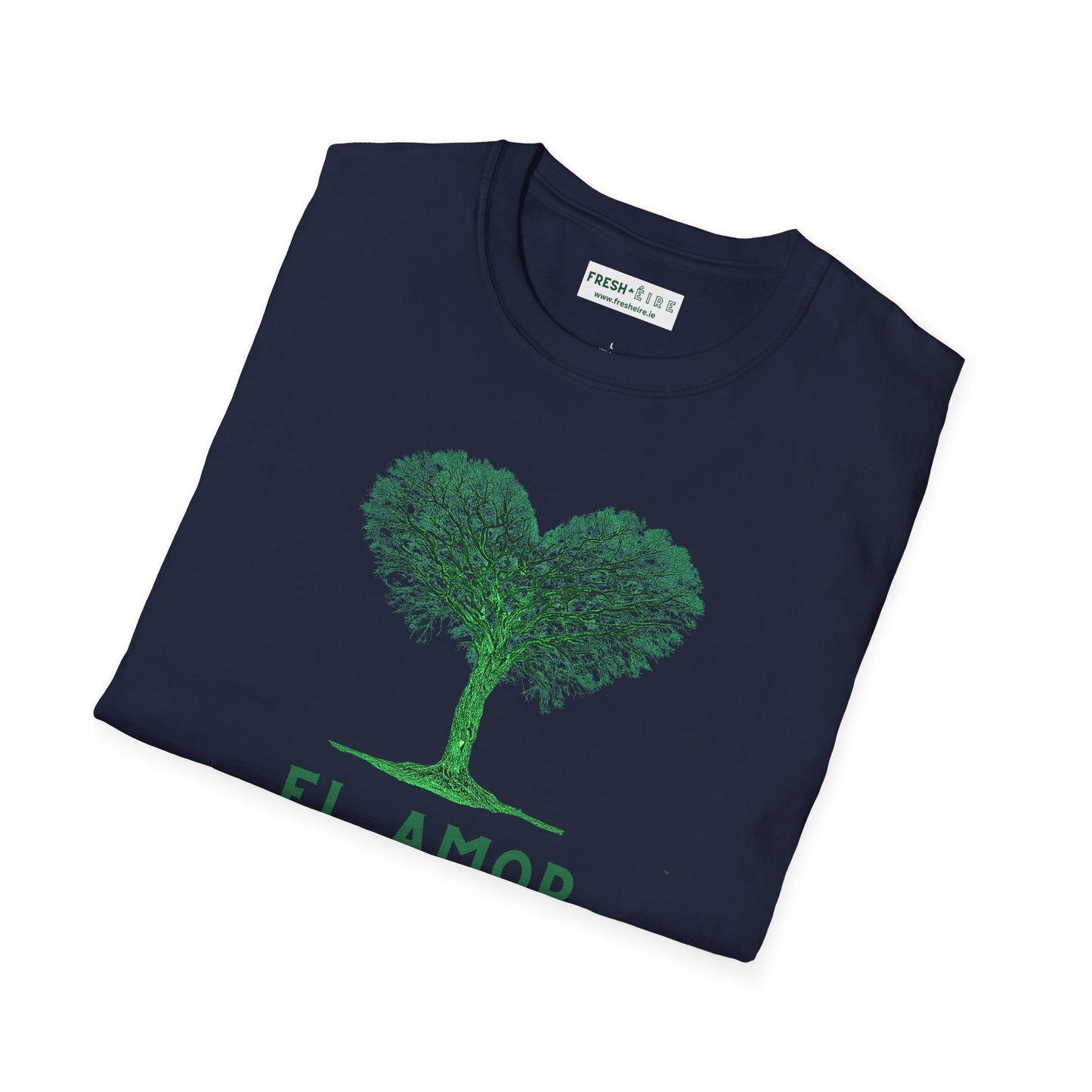 EL AMOR ESTA EN EL ÉIRE Unisex Softstyle 100% Coton T-Shirt