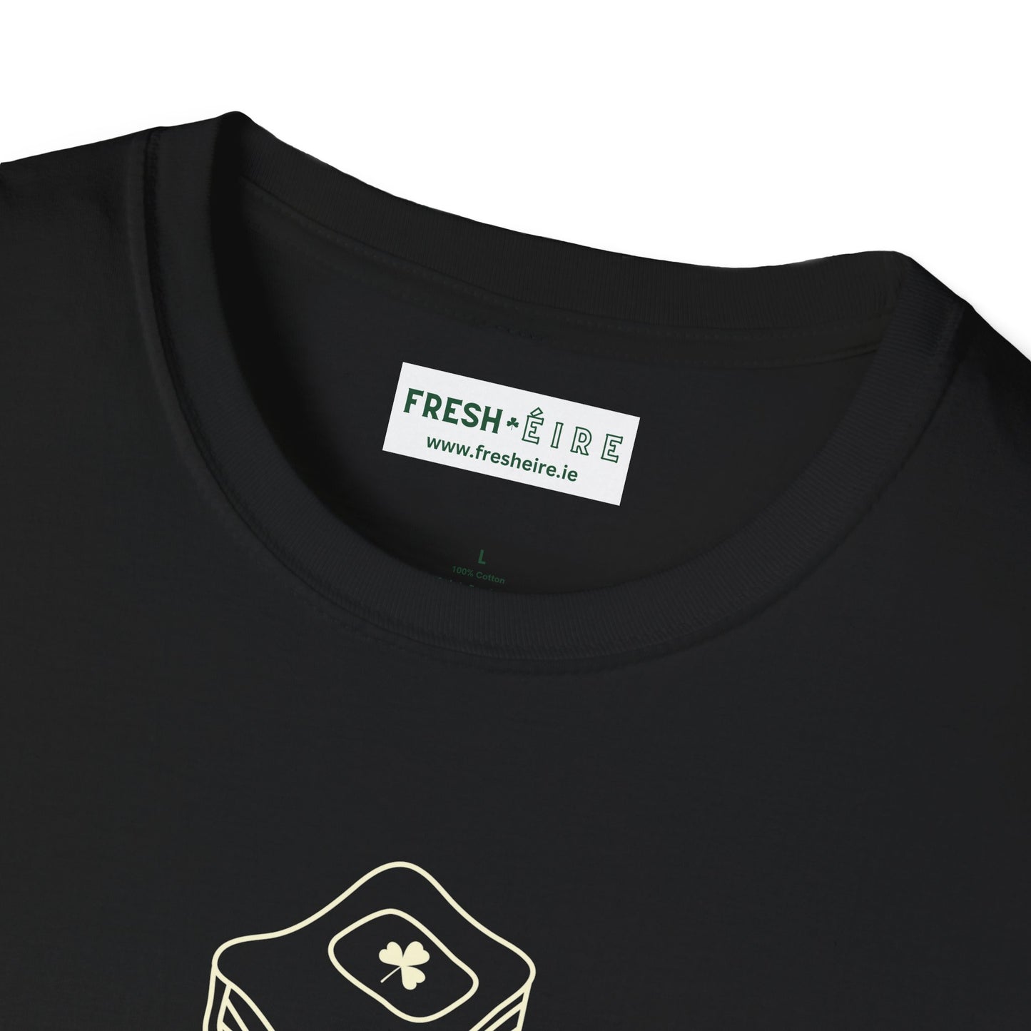 I KNOW FOCAL IN IRISH Unisex Softstyle 100% Cotton T-Shirt