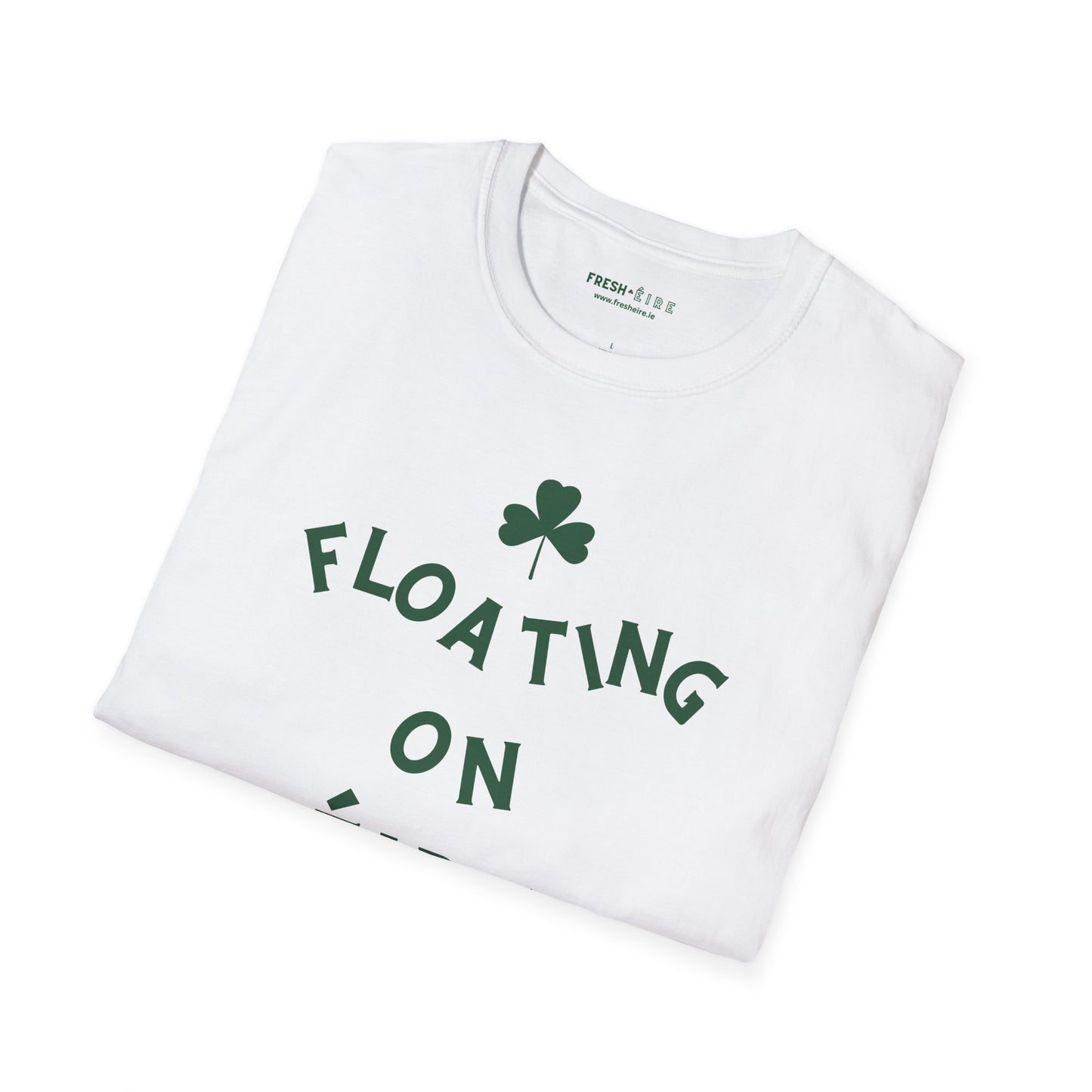FLOATING ON ÉIRE Unisex Softstyle 100% Cotton T-Shirt