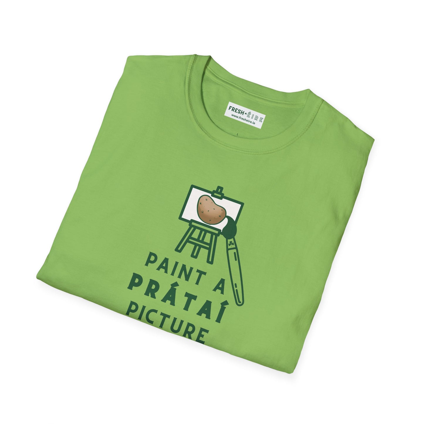 PAINT A PRÁTAÍ PICTURE Unisex Softstyle 100% Cotton T-Shirt