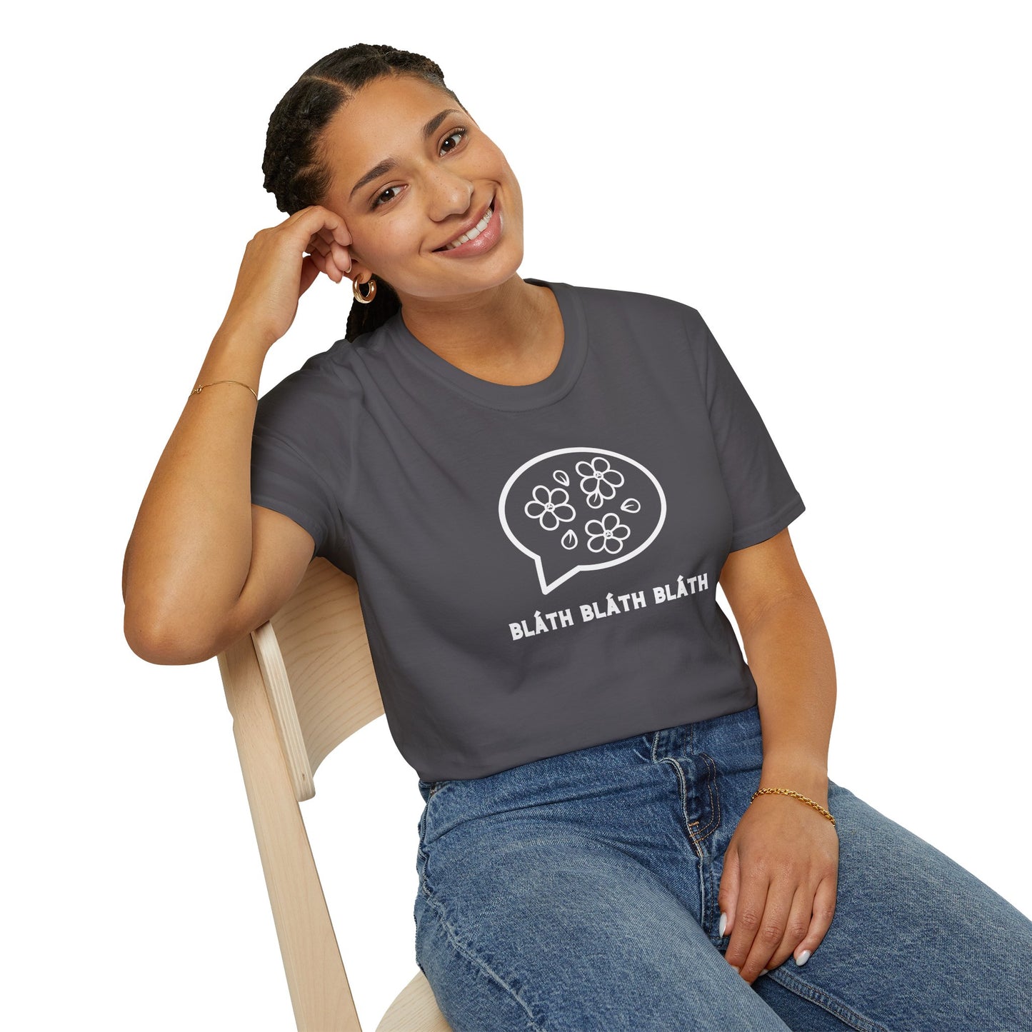 BLÁTH BLÁTH BLÁTH Unisex Softstyle 100% Cotton T-Shirt