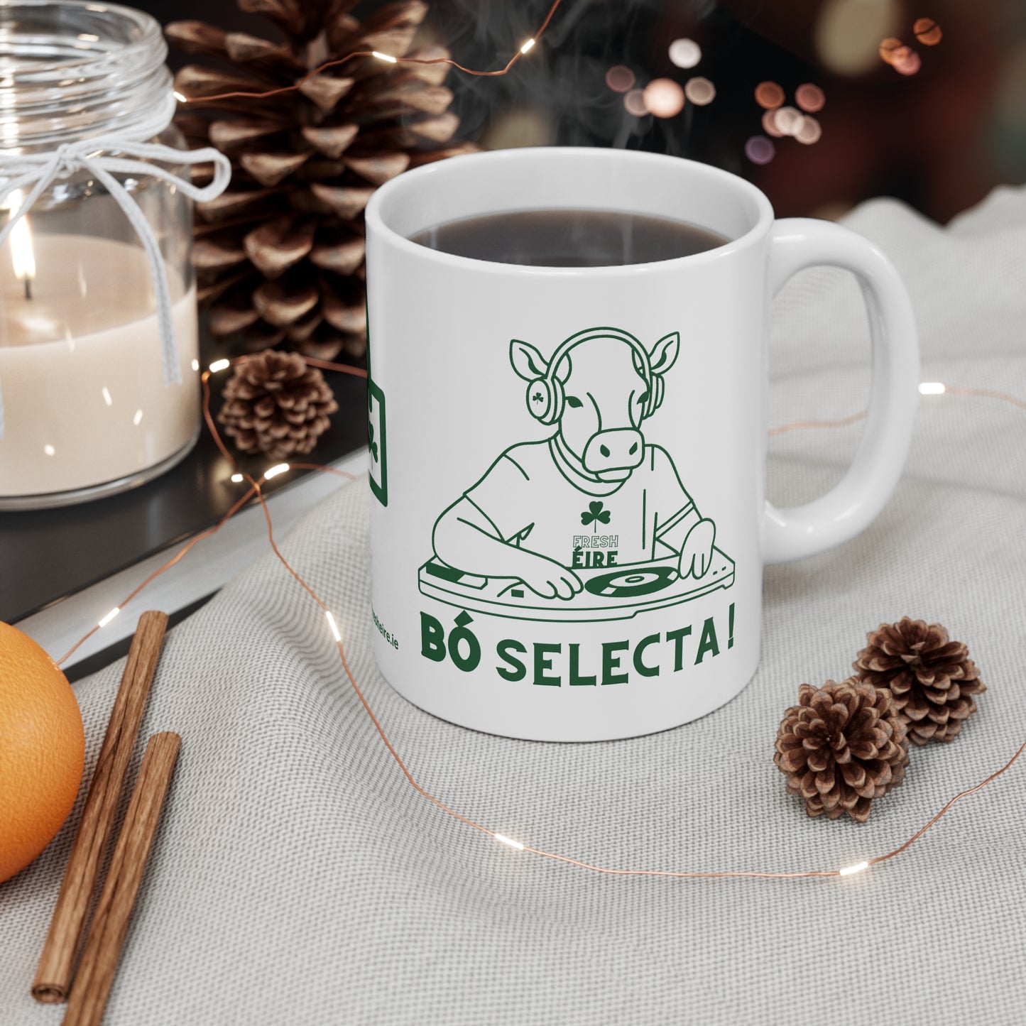 BÓ SELECTA! 33cl White Ceramic Mug