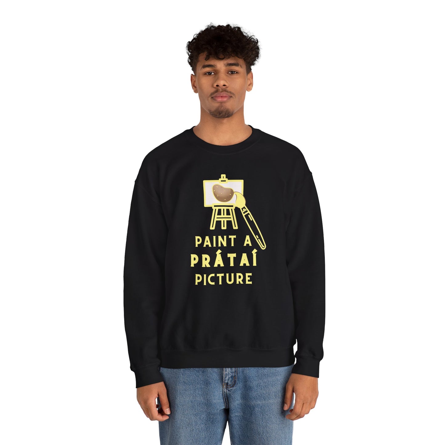 PAINT A PRÁTAÍ PICTURE Unisex Heavy Blend™ Crewneck Sweatshirt