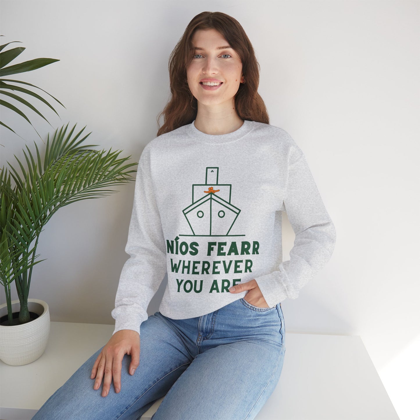 NÍOS FEARR, WHEREVER YOU ARE Unisex Heavy Blend™ Crewneck Sweatshirt
