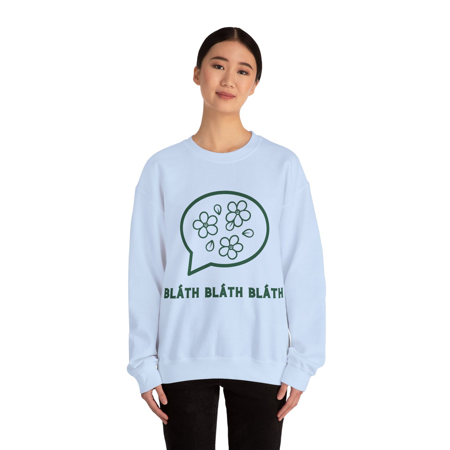 BLÁTH BLÁTH BLÁTH Unisex Heavy Blend Crewneck Sweatshirt