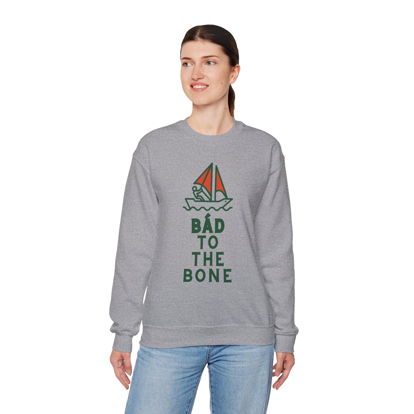 BÁD TO THE BONE Unisex Heavy Blend™ Crewneck Sweatshirt