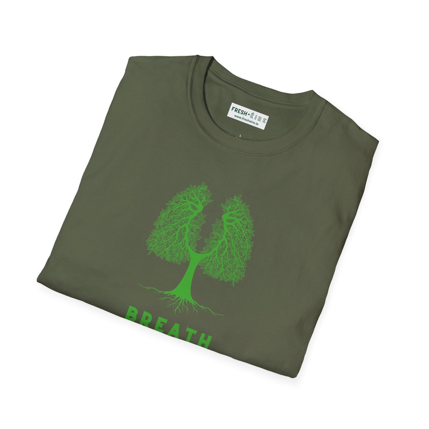 BREATH OF FRESH ÉIRE Unisex Softstyle 100% Cotton T-Shirt