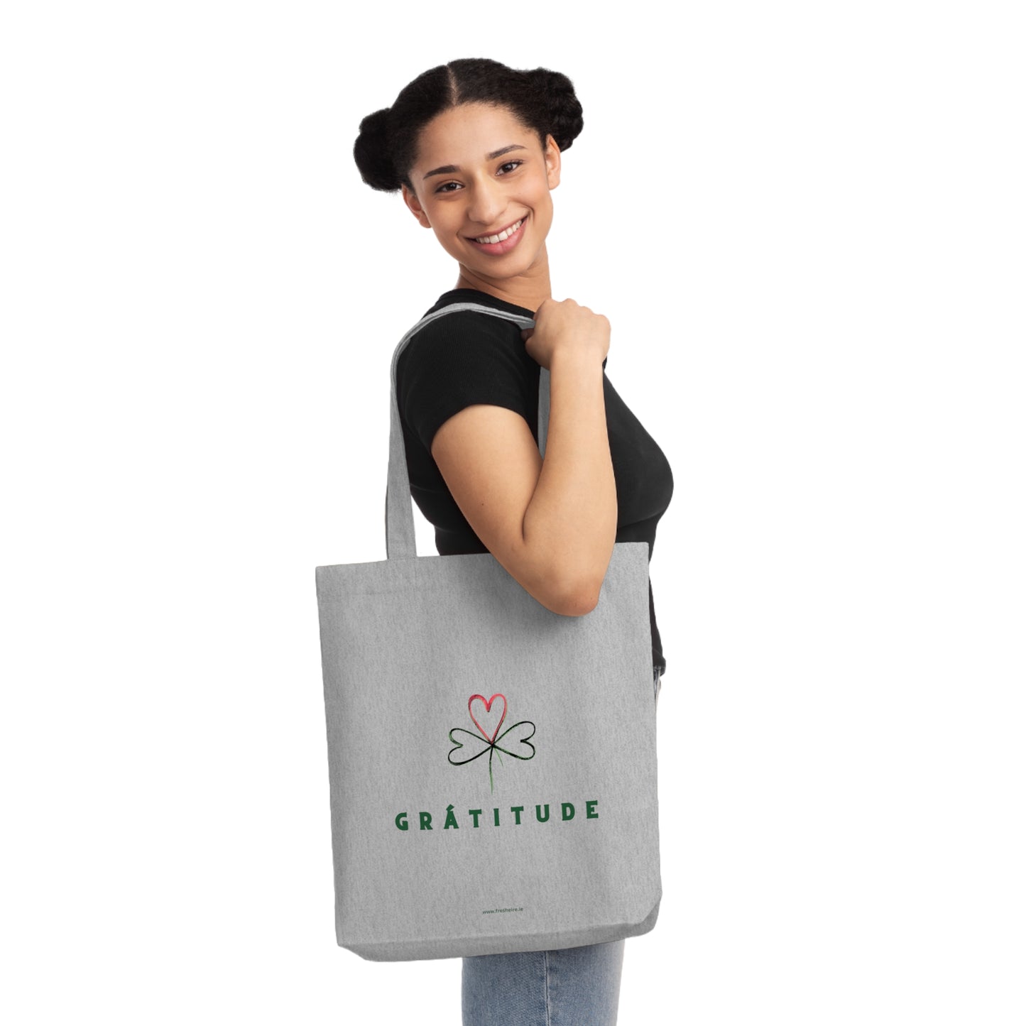 GRÁTITUDE Woven Tote Bag