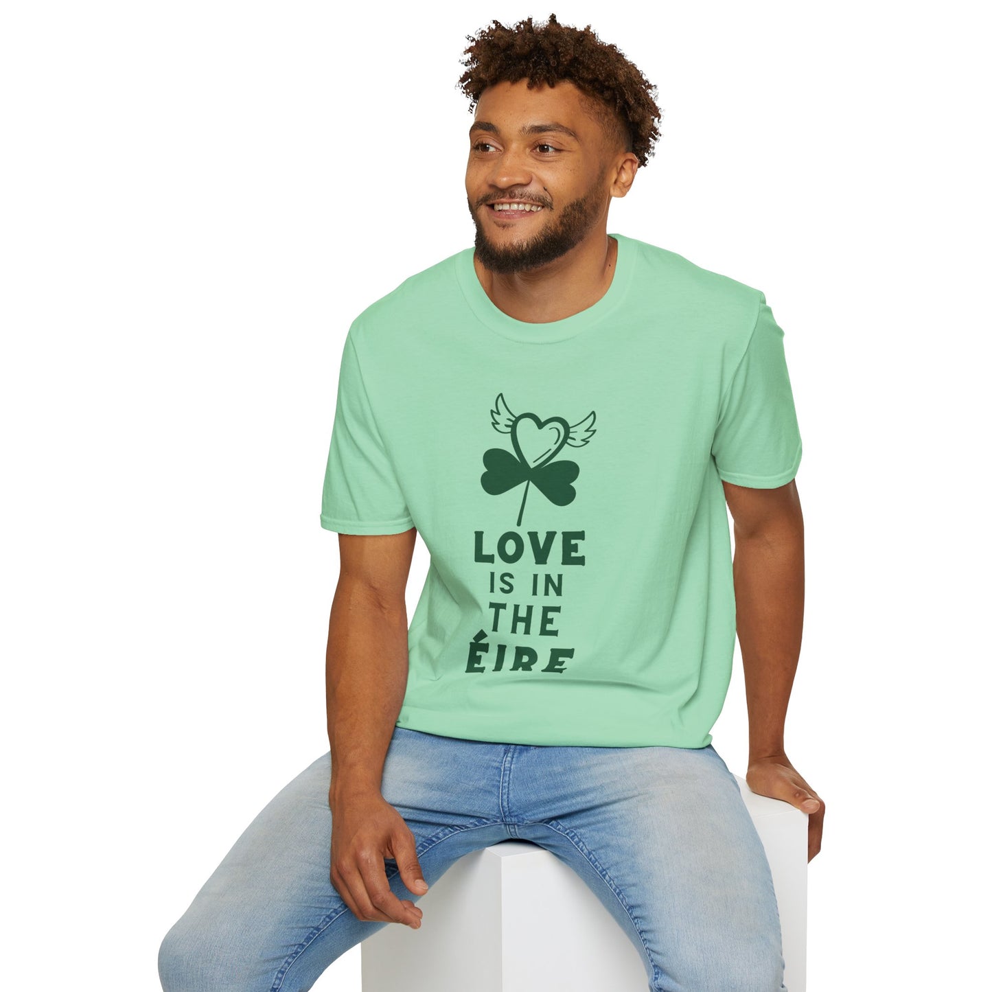 LOVE IS IN THE ÉIRE 2 Unisex Softstyle 100% Cotton T-Shirt
