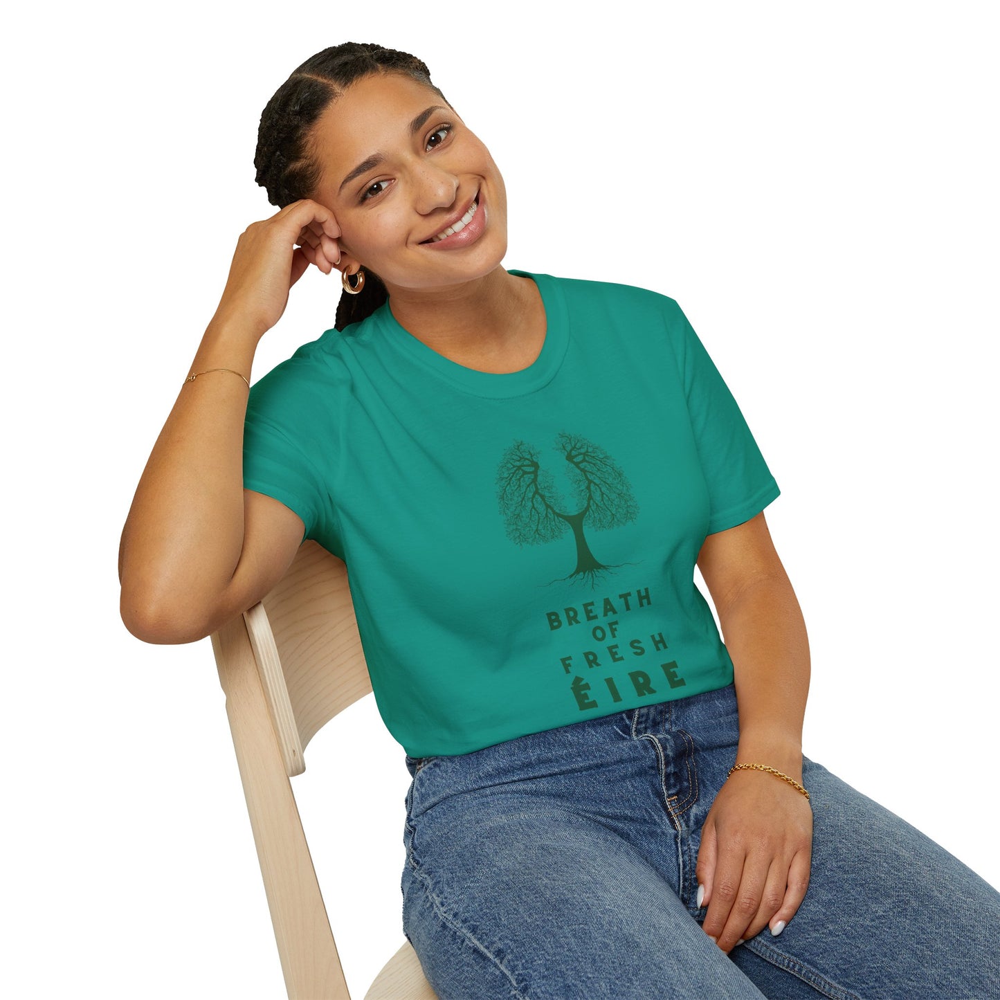 BREATH OF FRESH ÉIRE Unisex Softstyle 100% Cotton T-Shirt