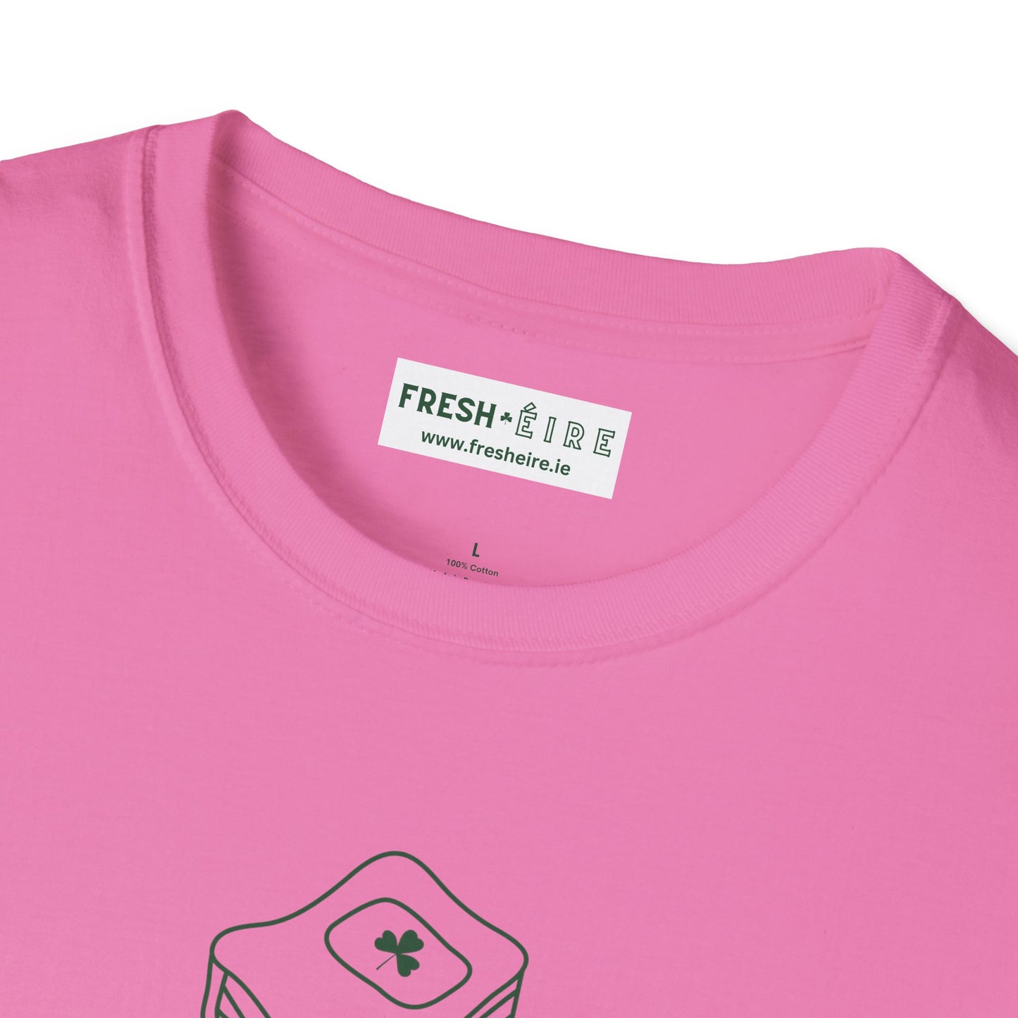 I KNOW FOCAL IN IRISH Unisex Softstyle 100% Cotton T-Shirt